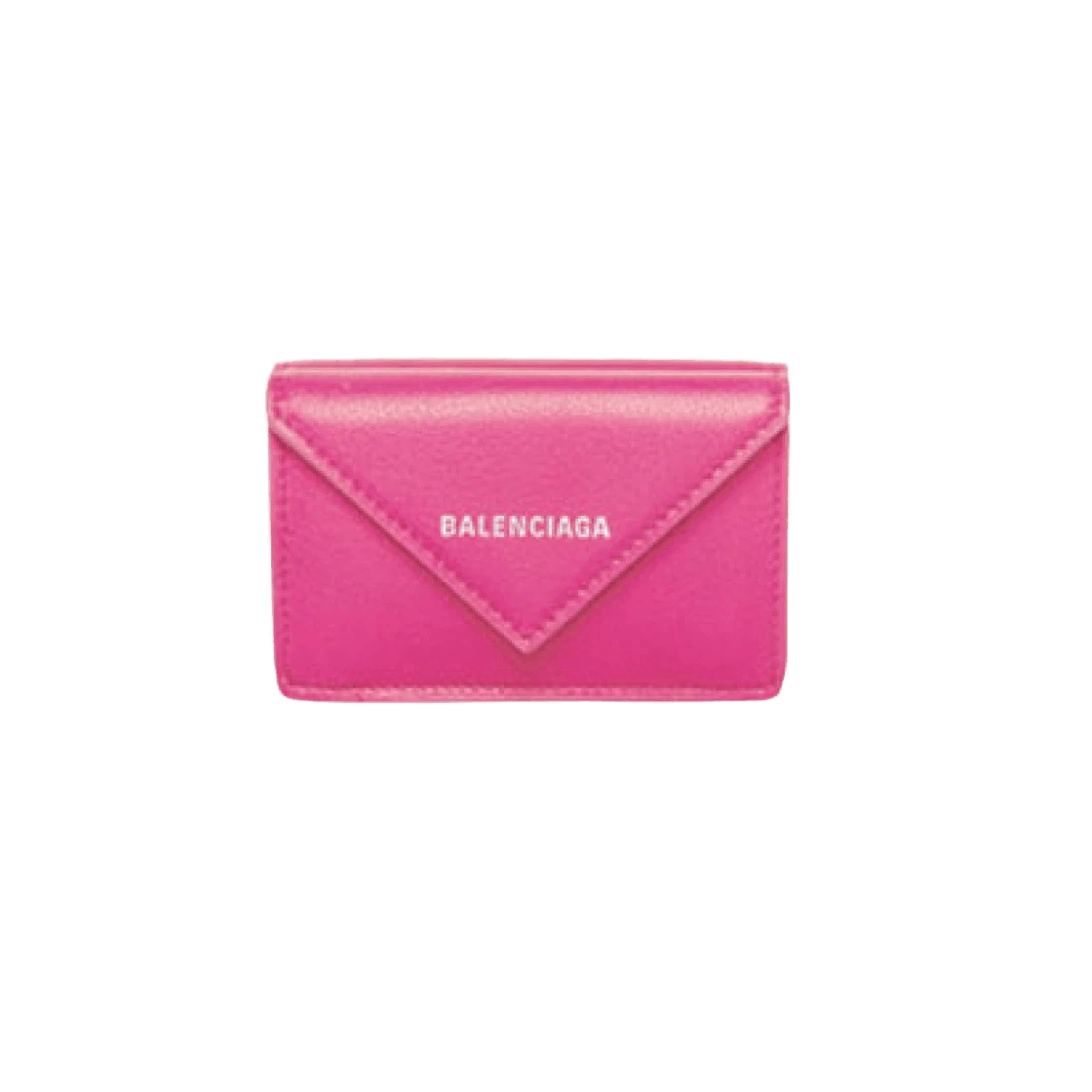 Balenciaga o1tr1nto0525 Size: OS / Papier Mini Wallet in Pink Size ONE SIZE - 1 Thumbnail