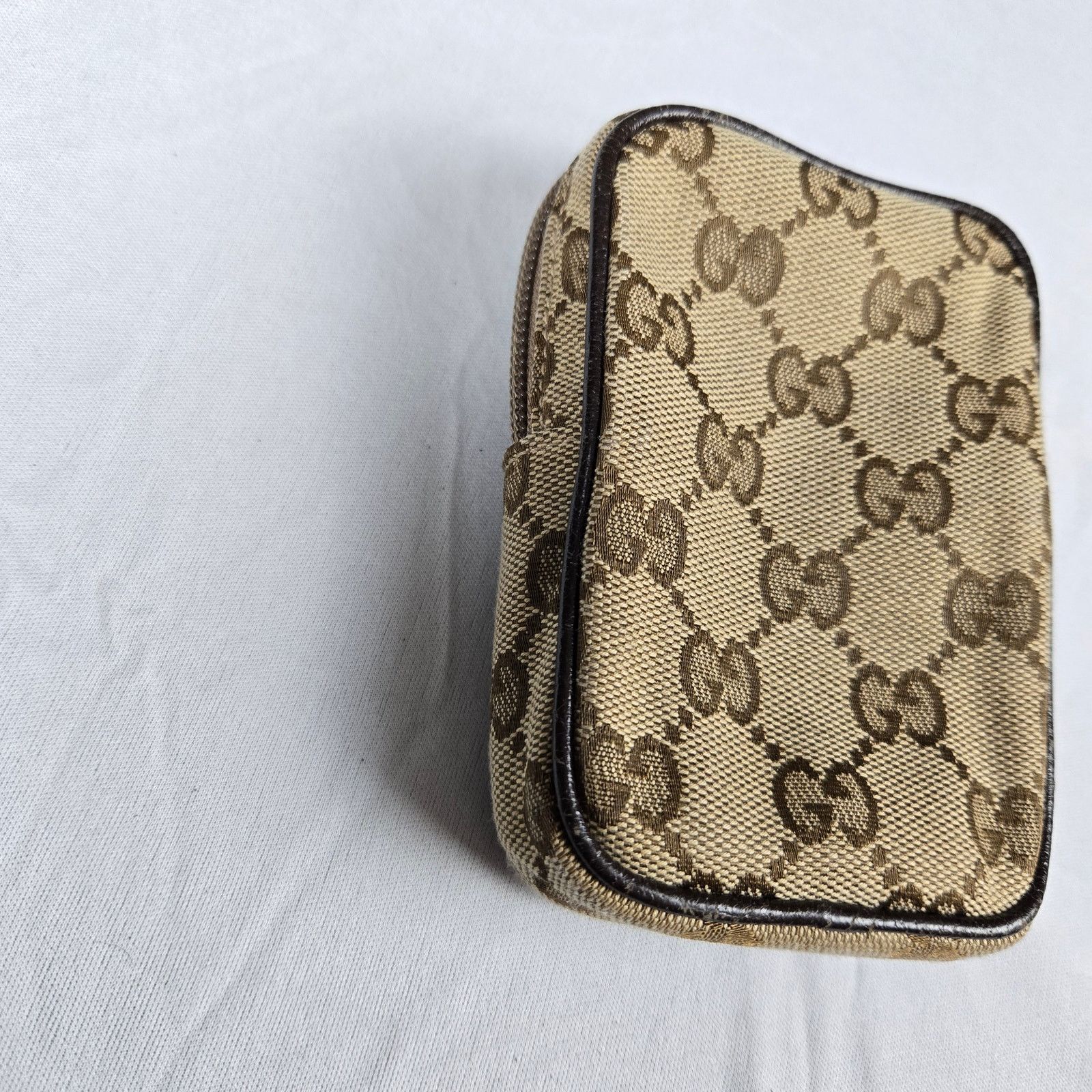 Gucci Gucci Monogram Mini Zip Canvas Pouch Size ONE SIZE - 9 Thumbnail