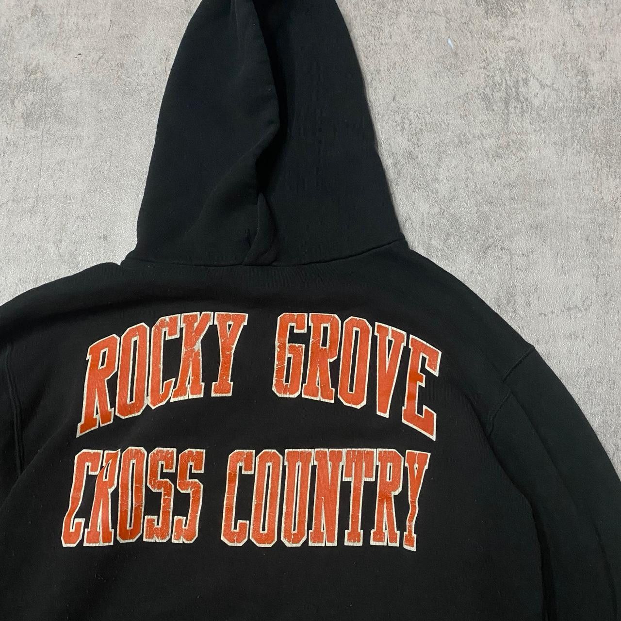 Russell Athletic Black and orange Russell Athletic hoodie #90sstreetwear Size US M / EU 48-50 / 2 - 2 Thumbnail