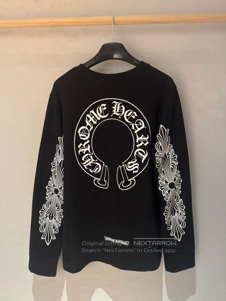 Chrome Hearts CHROME HEARTS Size M Flower arm horseshoe long sleeve knitt Size US M / EU 48-50 / 2 - 1 Thumbnail