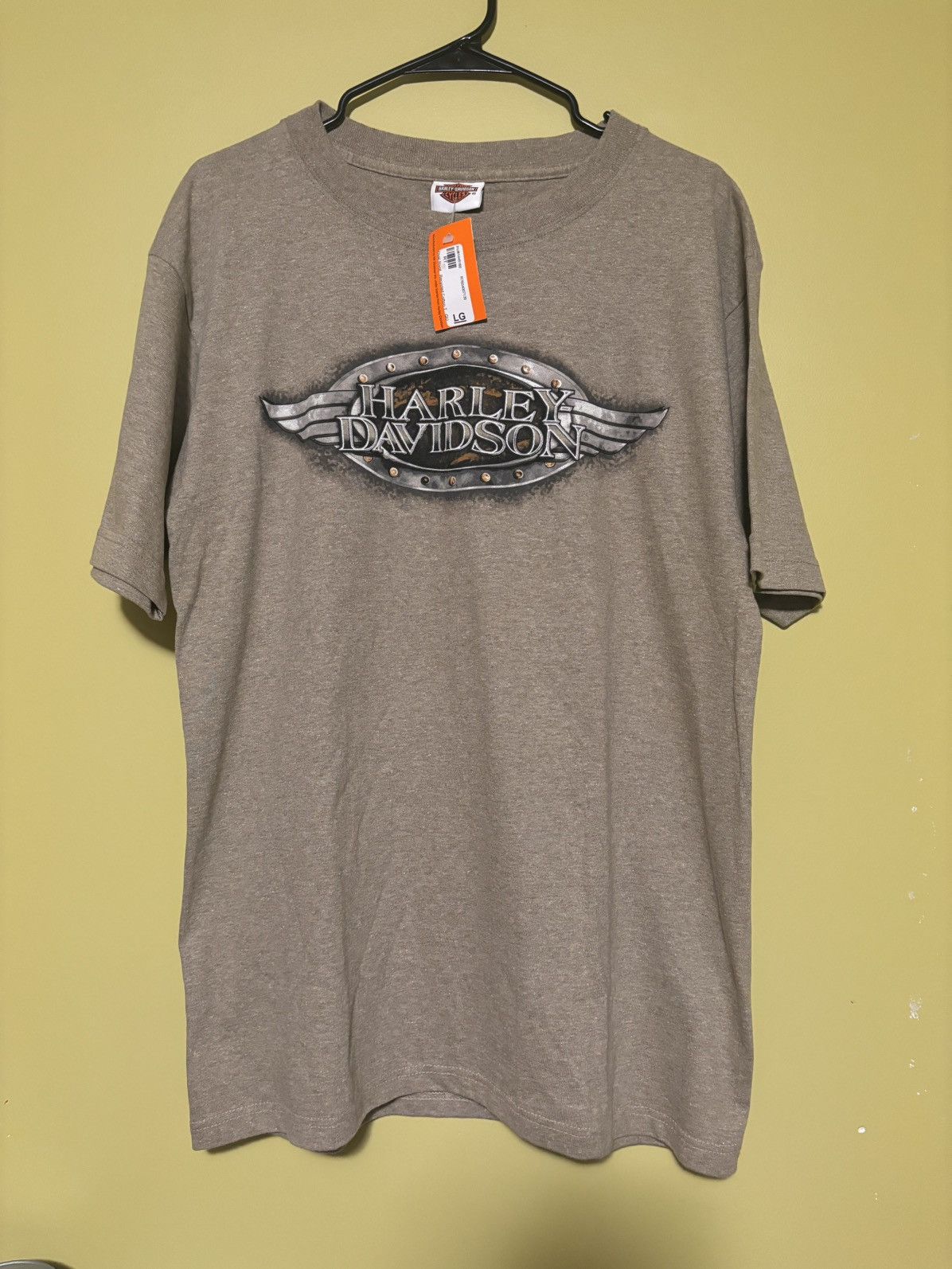 Harley Davidson NWT Vintage 2007 Harley Davidson Adult L Shirt Brown Biker Size US L / EU 52-54 / 3 - 1 Thumbnail