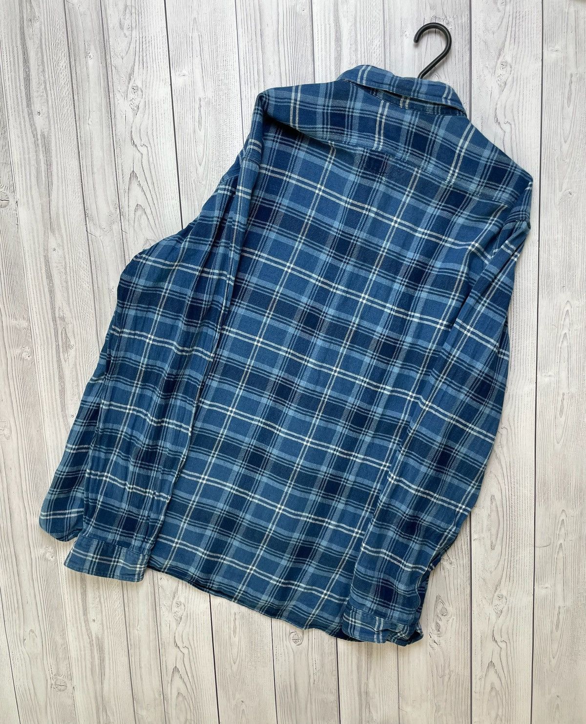 Polo Ralph Lauren Vintage polo Ralph Lauren plaid blue shirt size XXL Size US XXL / EU 58 / 5 - 5 Thumbnail