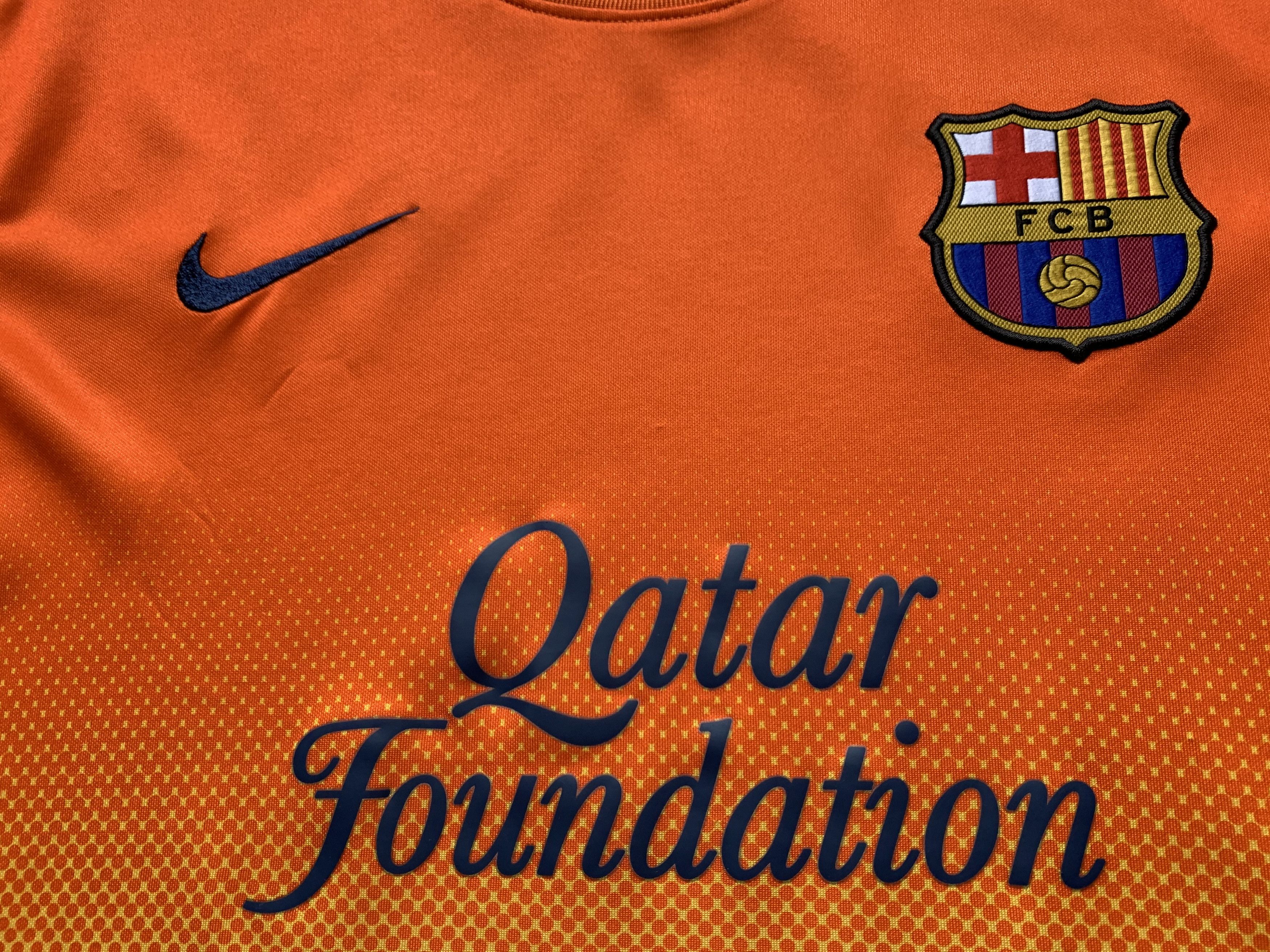 Nike × Vintage Vintage Nike Barcelona Basic Away Shirt 2012-2013 Size US M / EU 48-50 / 2 - 7 Thumbnail