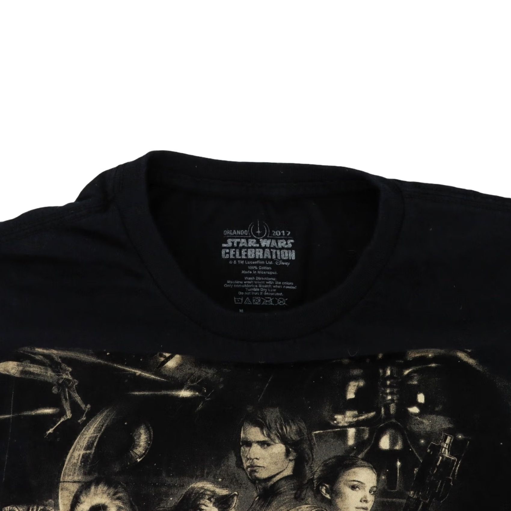 Disney Star Wars Celebration Orlando 2017 40th Anniversary Black T Shirt Men's Medium Size US M / EU 48-50 / 2 - 6 Thumbnail