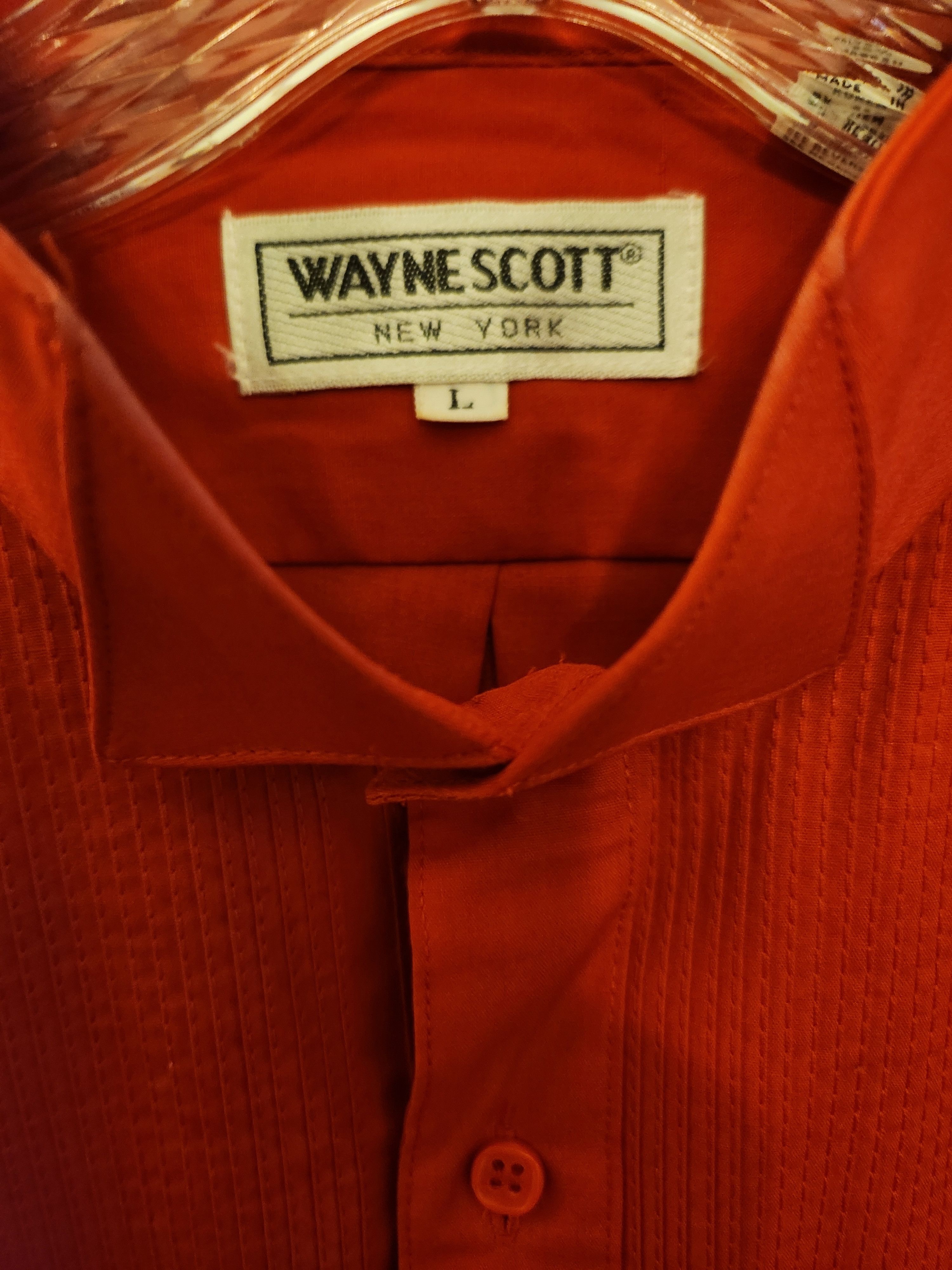 Vintage Vintage 70's Wayne Scott Cotton/Polyester Tuxedo Shi Size US L / EU 52-54 / 3 - 4 Thumbnail