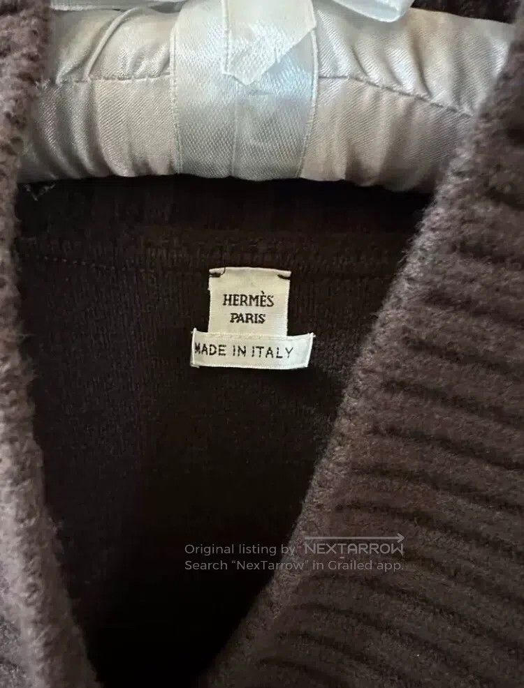 Hermes Hermes Brown Melange Wool Sweater Top Size XS / US 0-2 / IT 36-38 - 4 Thumbnail