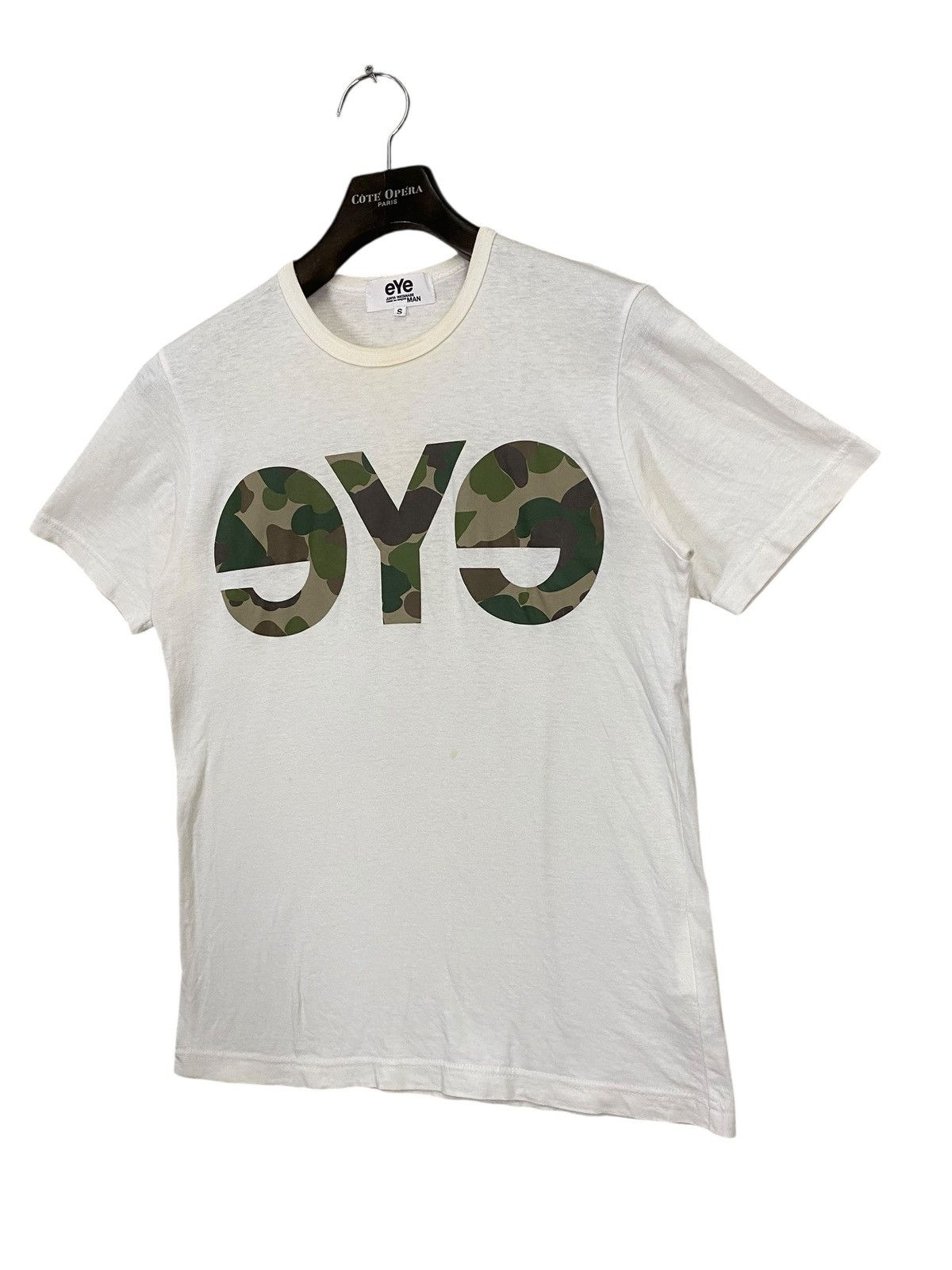 Comme des garcons x junya watanabe eye tshirt spell out