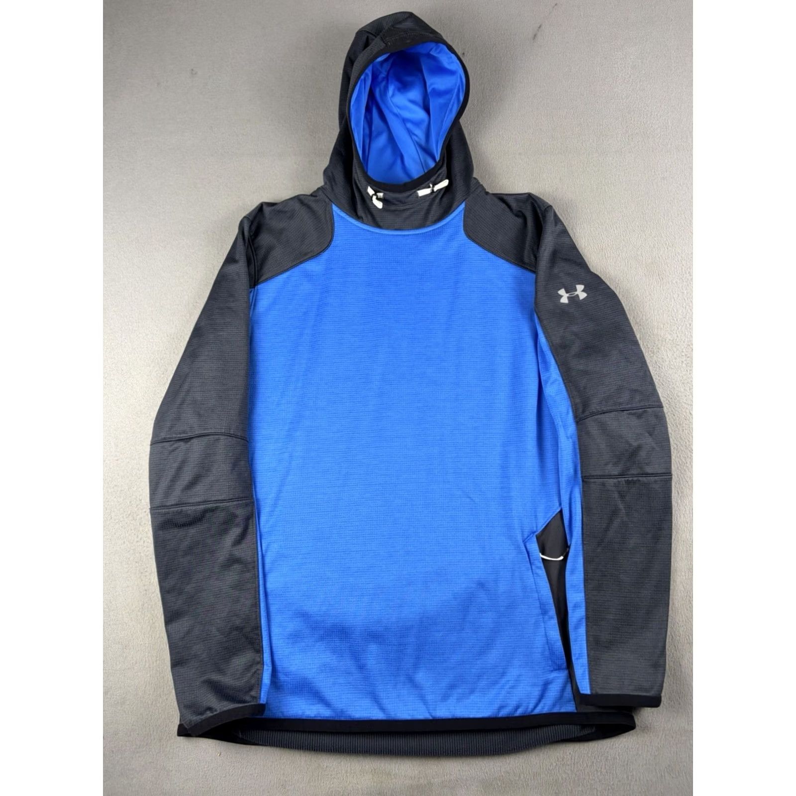 Under Armour Under Armour Hoodie Pullover Men XL Gray Solid Fleece Logo Sports Golf Cold Gear Reactor Size US XL / EU 56 / 4 - 2 Thumbnail