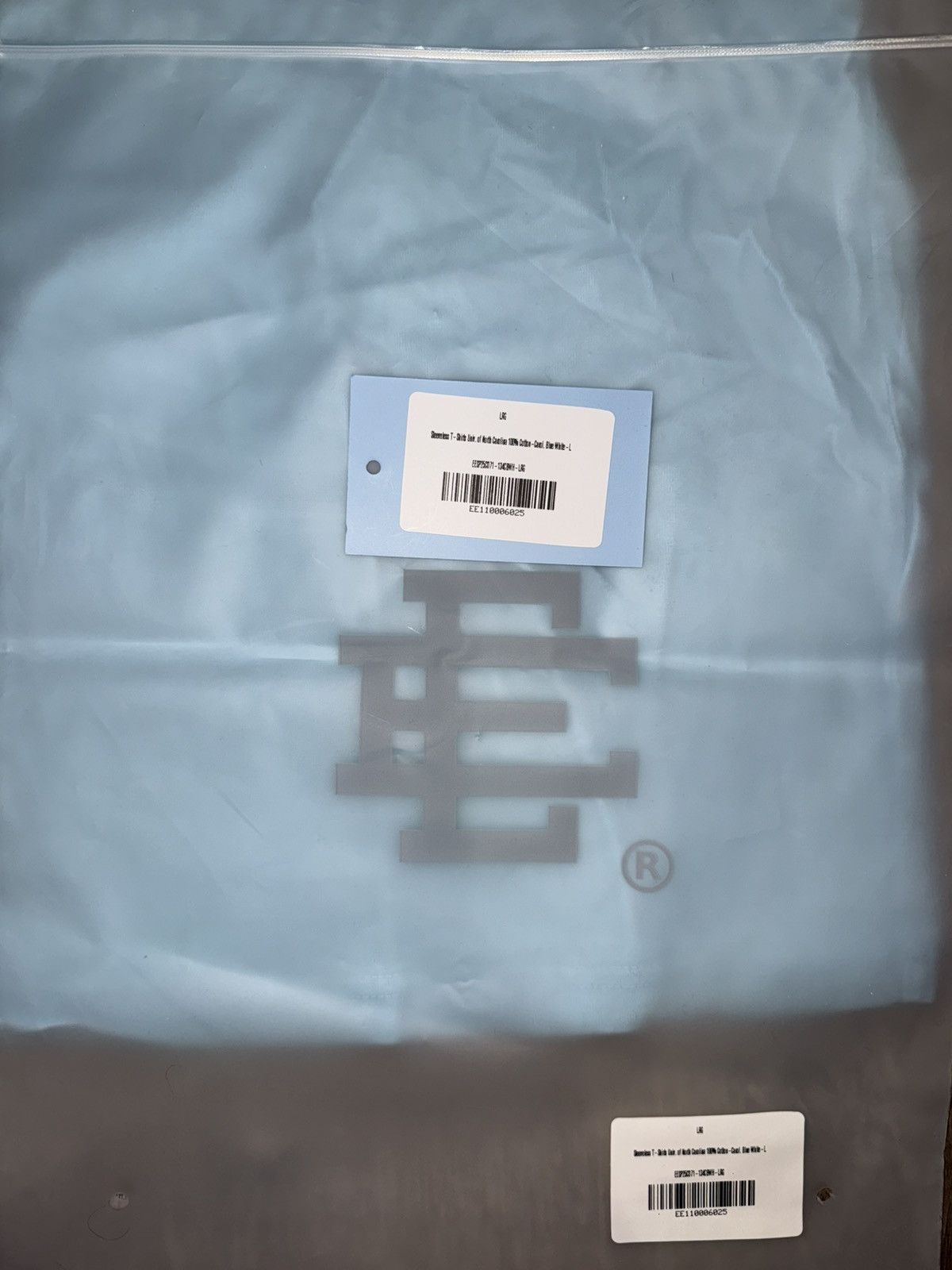 Eric Emanuel × NCAA ERIC EMANUEL NCAA UNC TAR HEELS BASIC CUTOFF SIZE LARGE Size US L / EU 52-54 / 3 - 3 Thumbnail
