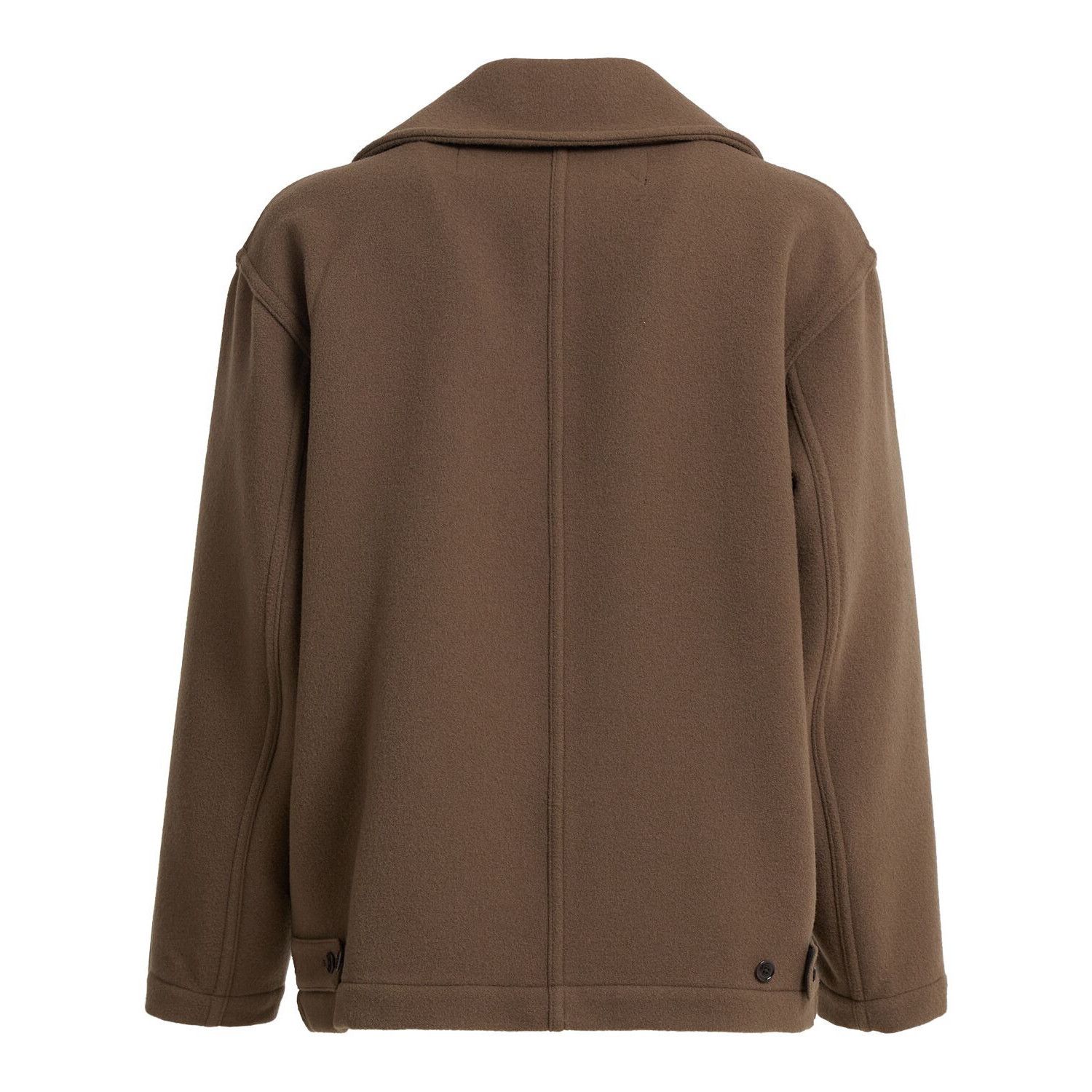 Lemaire LEMAIRE Boxy Dark Squirrel Wool Coat New & Authentic (Men's Size US XS / EU 42 / 0 - 2 Thumbnail