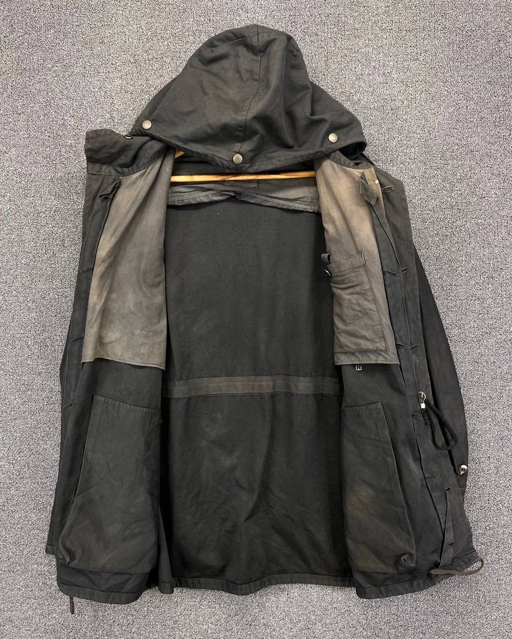 Vintage Vintage 90s Humme GMBH Military Army Hooded Jacket Size US L / EU 52-54 / 3 - 11 Thumbnail