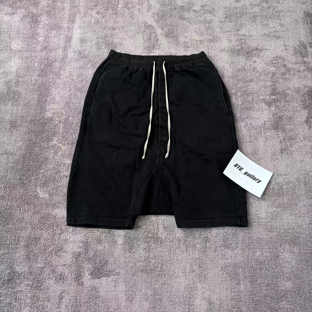 Rick Owens Drkshdw Rick Owens DRKSHDW Drawstring Pod Shorts *XS