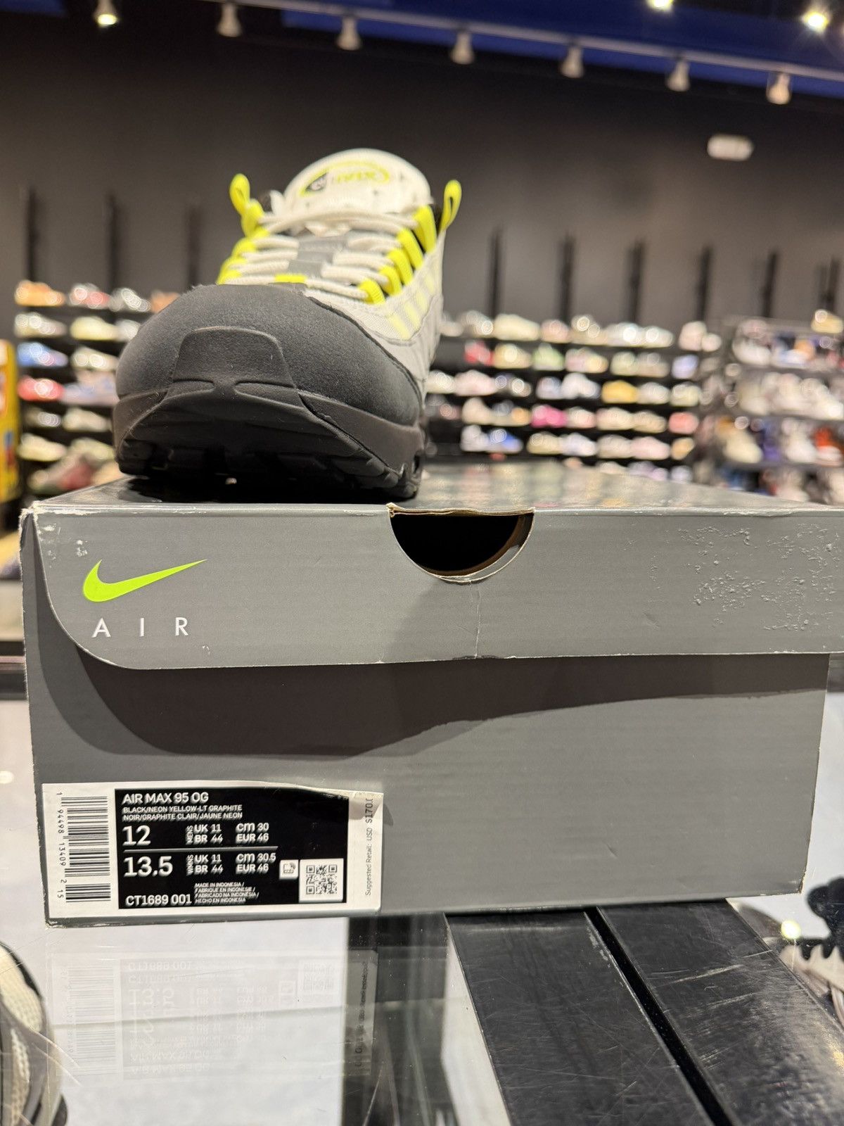 Nike Size 12 - Nike Air Max 95 OG Neon “2020” Size US 12 / EU 45 - 8 Thumbnail