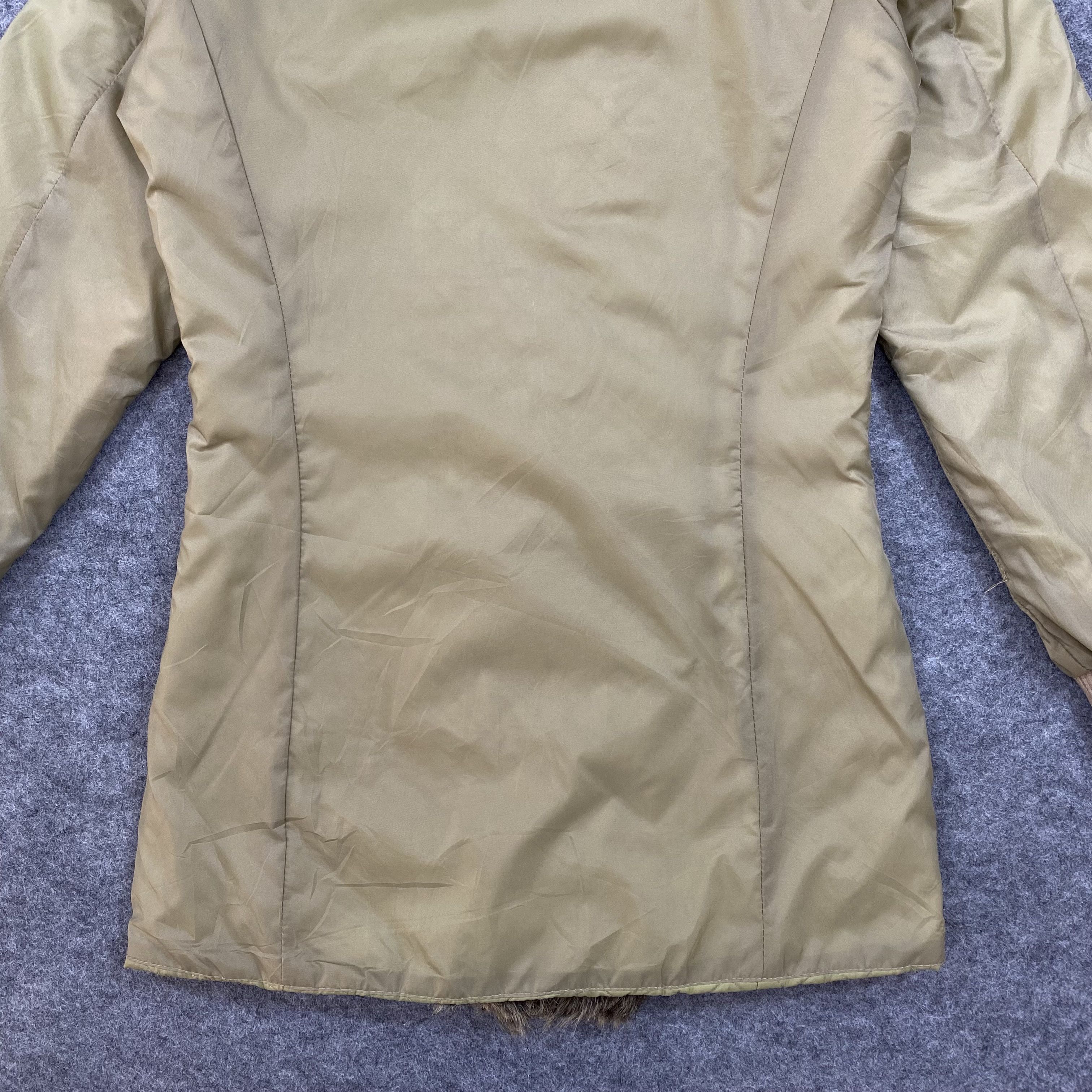 Vintage VINTAGE ESPRIT Y2K Green Faux Fur Hooded Parka Jacket-J649 Size US XS / EU 42 / 0 - 9 Thumbnail