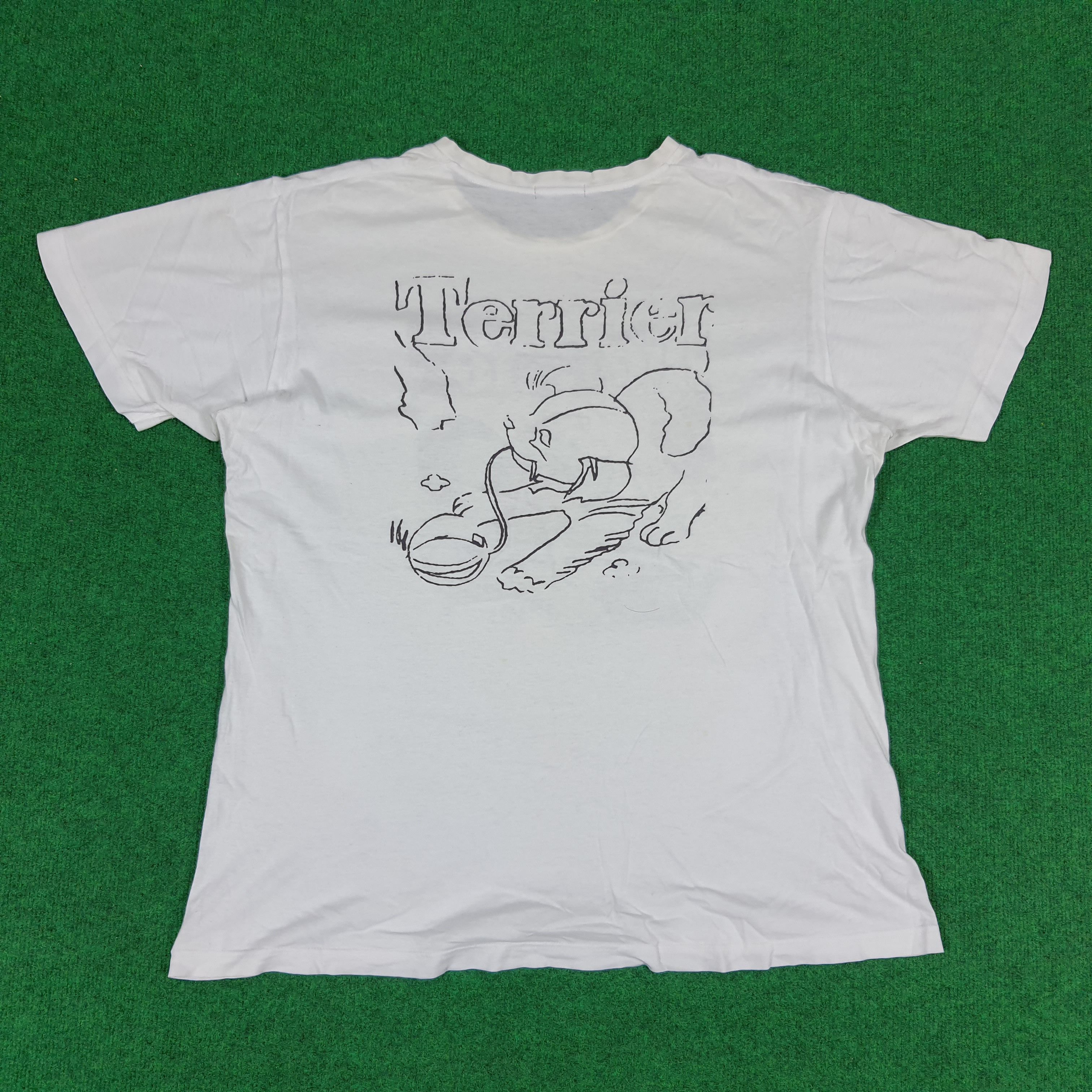 Andy Warhol × Vintage Vintage Andy Warhol Terrier Art T-shirt Size US XL / EU 56 / 4 - 3 Thumbnail