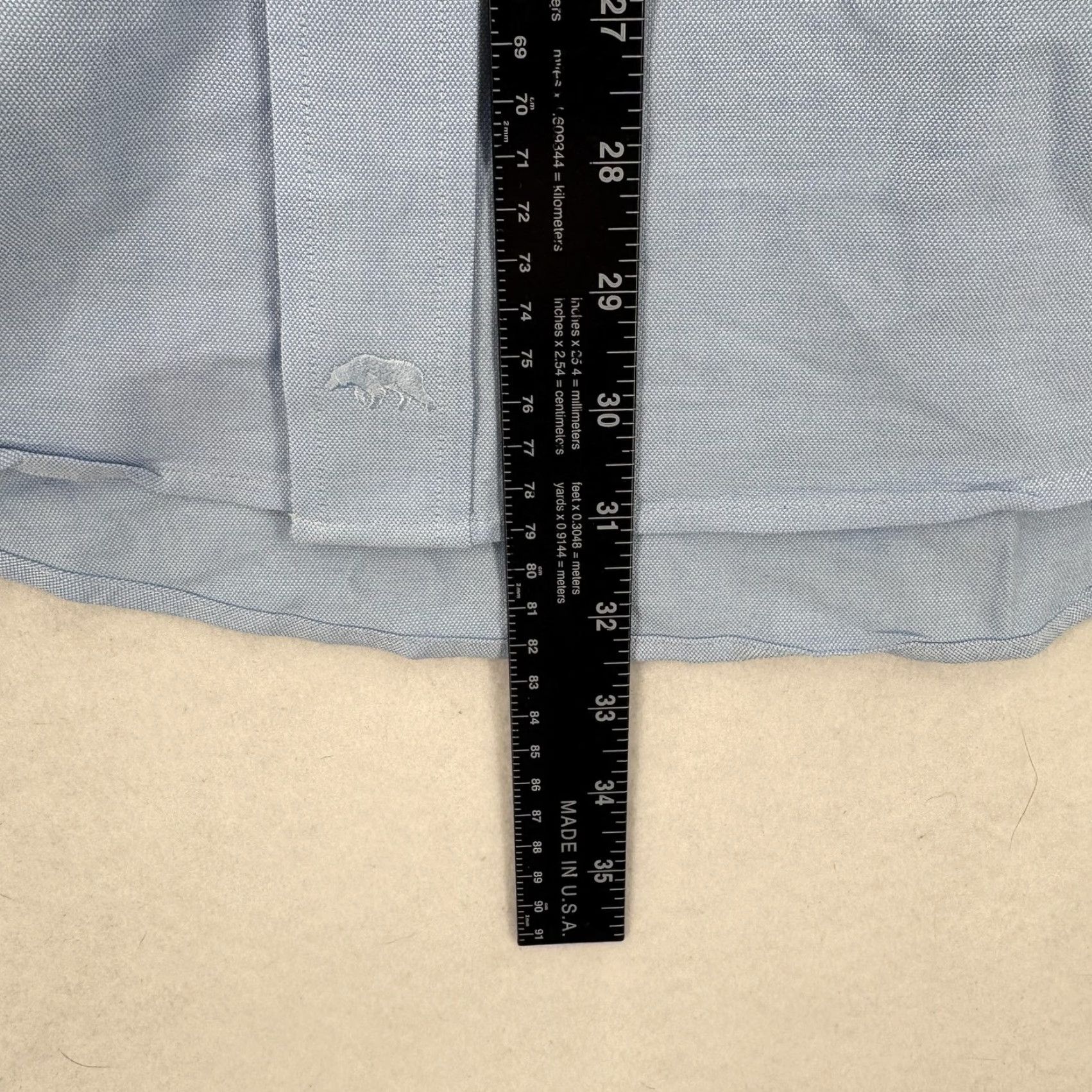 Vintage Onward Reserve Shirt Mens Large Blue Oxford Classic Fit Stretch Button Front Size US L / EU 52-54 / 3 - 7 Thumbnail