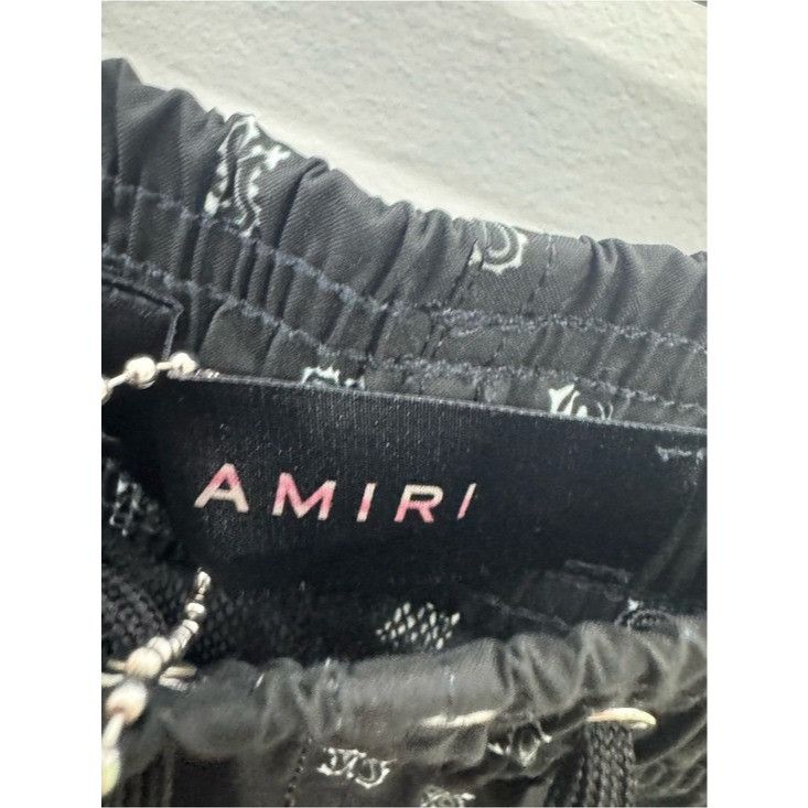 Amiri Amiri MA Paisley Swim Shorts Black Men’s Medium Size US 32 / EU 48 - 5 Thumbnail