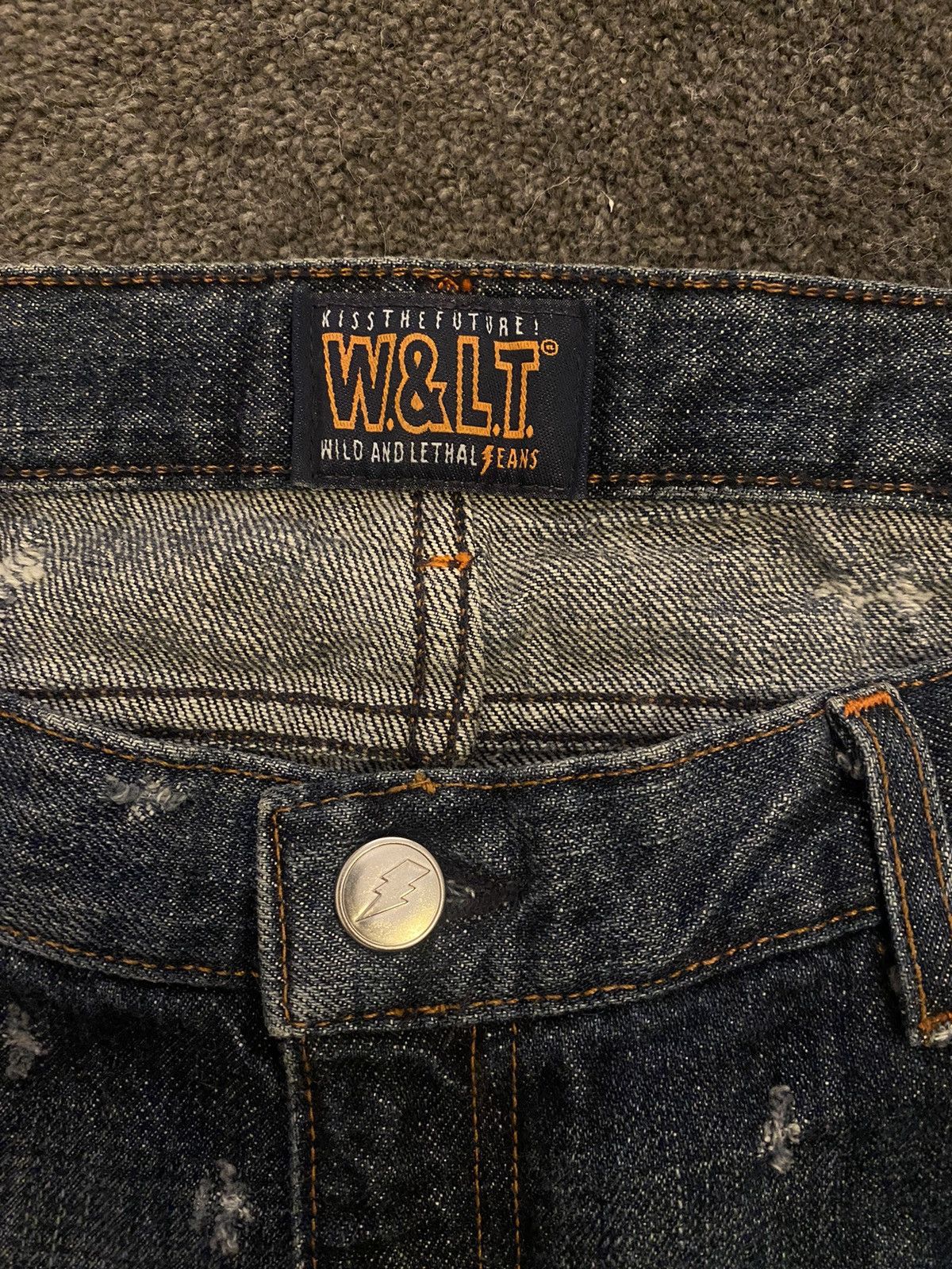 W&LT Walker 2000s jeans Size US 30 / EU 46 - 6 Thumbnail