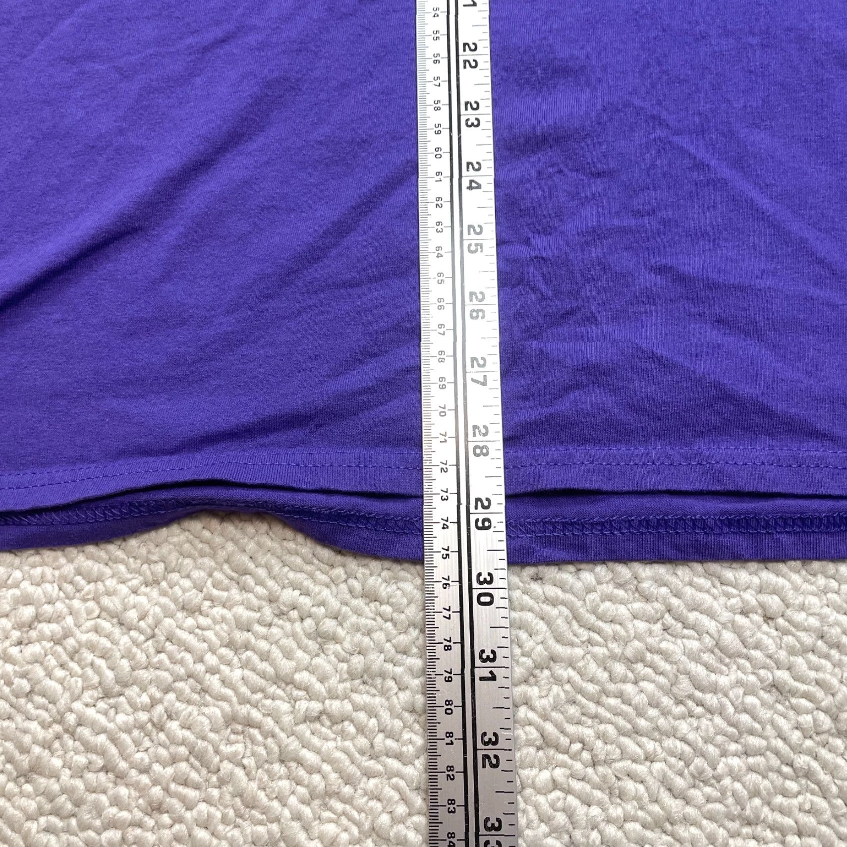 Port & Company Port & Company Core Cotton Shirt Adult 2XL 2XL Purple Short Sleeve Crew Neck Solid Mens Classic Cotton T-Shirt Size US XXL / EU 58 / 5 - 5 Thumbnail