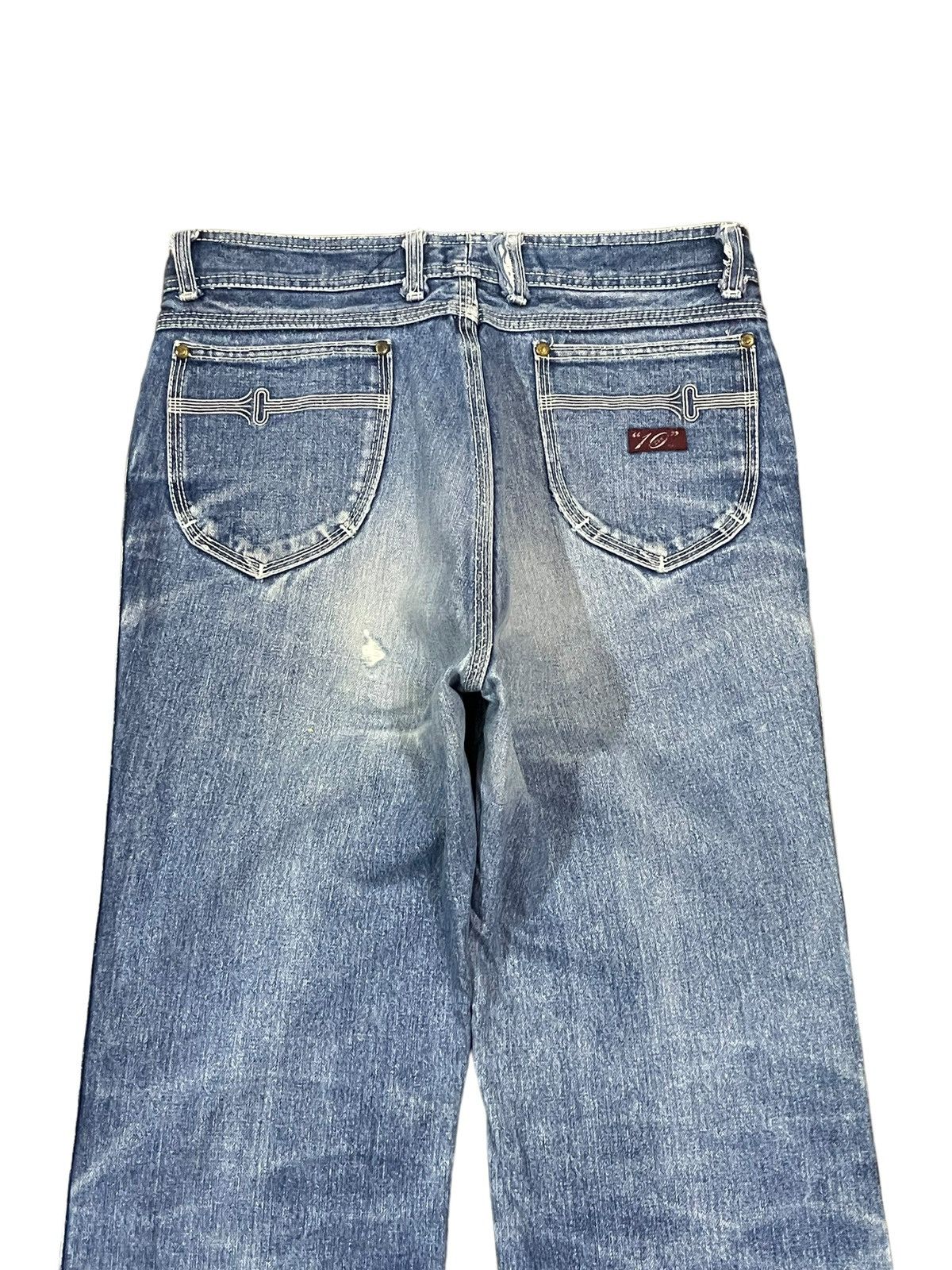 Japanese Brand Vintage Y2K Japanese Brand Fade Wash Straight Loose Jeans Size US 31 - 6 Thumbnail
