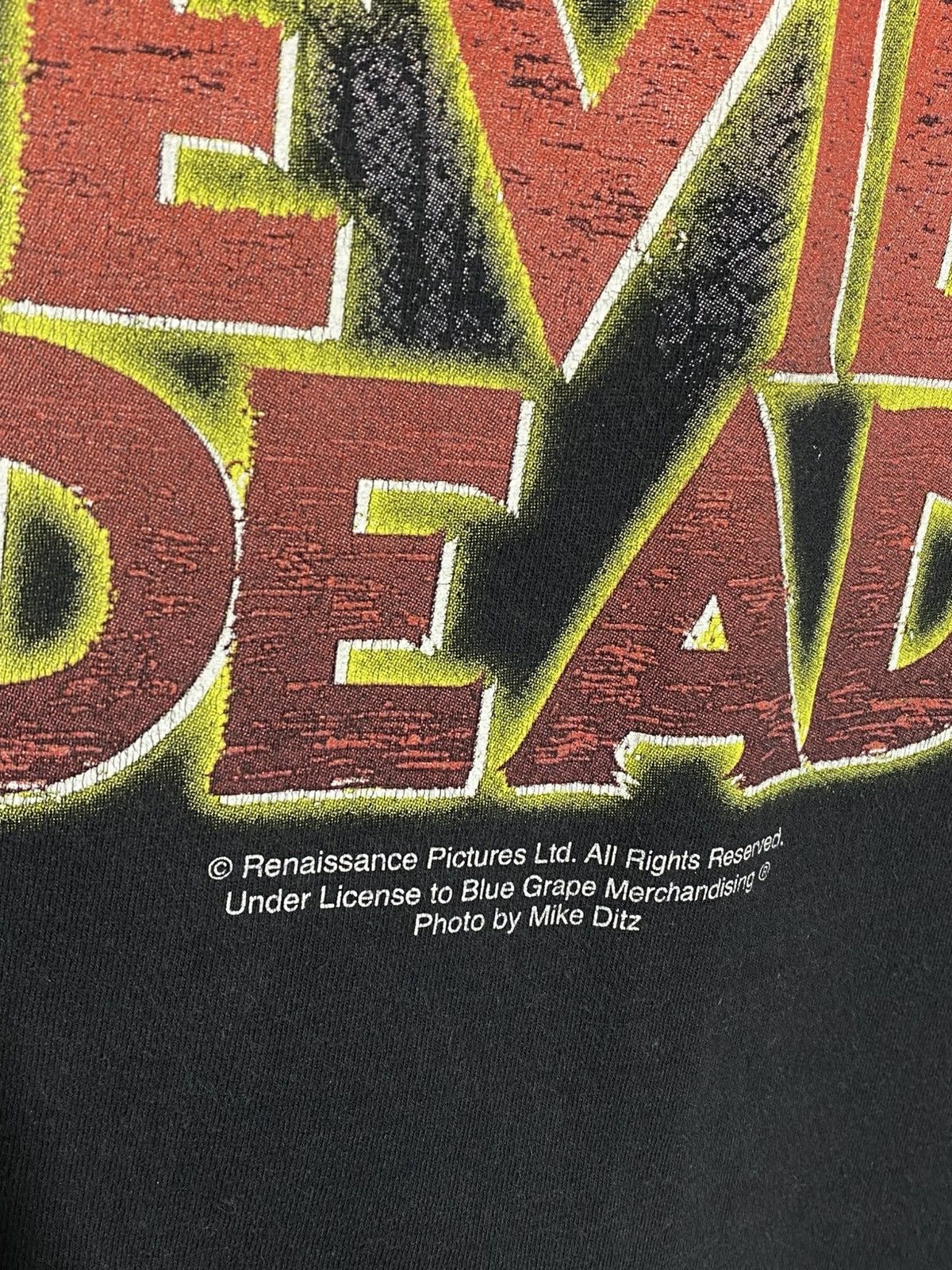Vintage Vintage The Evil Dead Grueling Terror Horror Movie T Shirt Size US XL / EU 56 / 4 - 6 Thumbnail