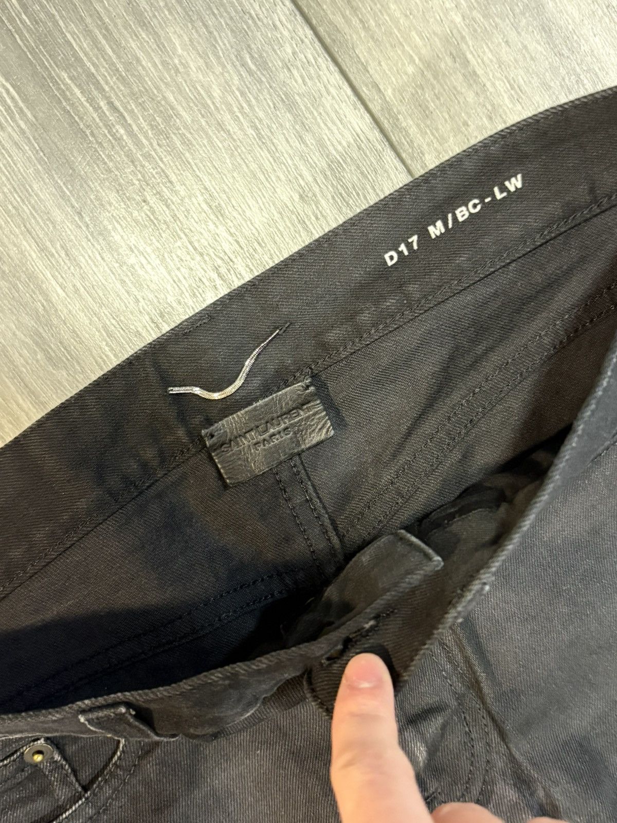 Saint Laurent Paris saint laurent paris fw18 d17 bootcut denim Size US 31 - 3 Thumbnail