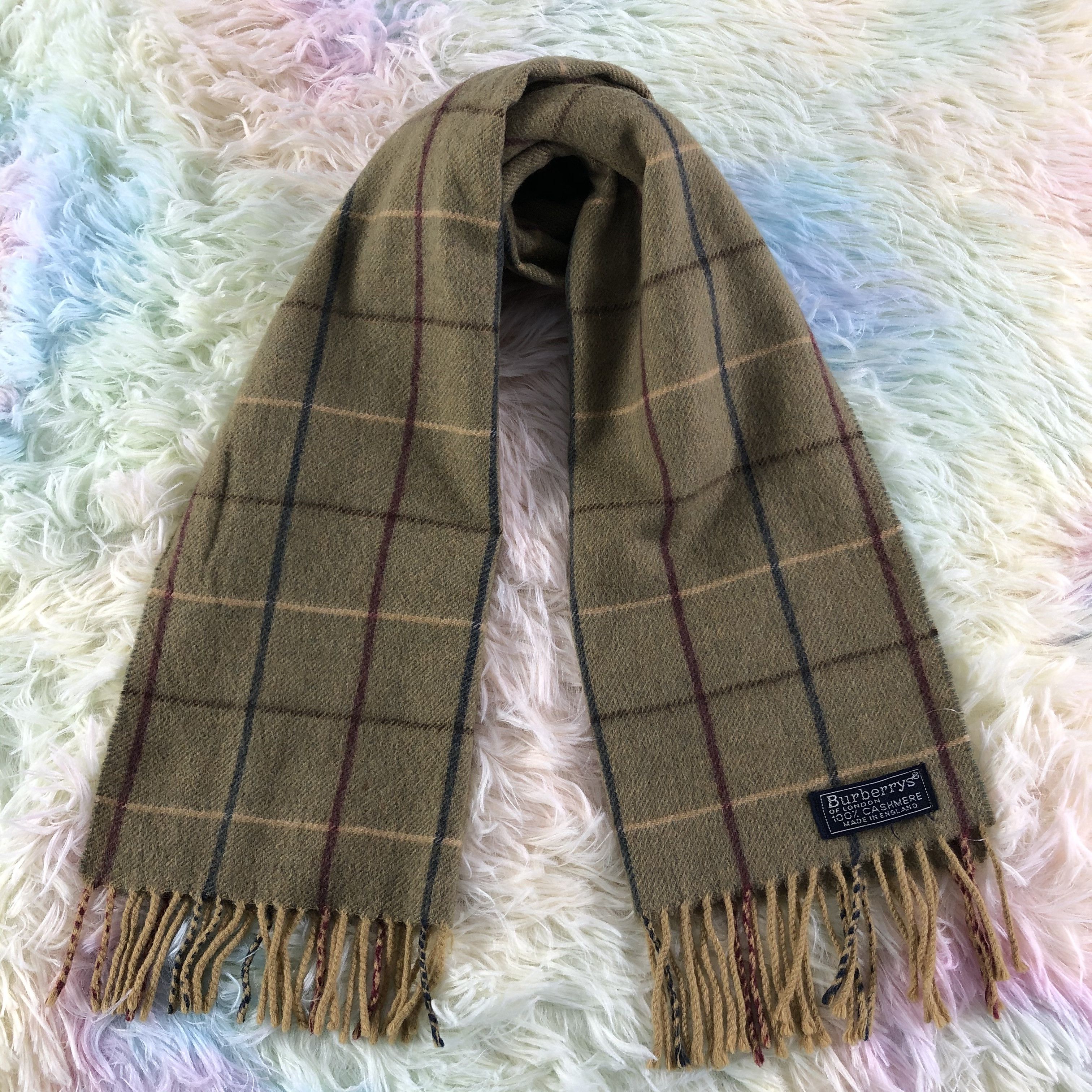 Burberry × Vintage Burberry Scarf / Muffler / Neckwear - KM189 Size ONE SIZE - 1 Thumbnail