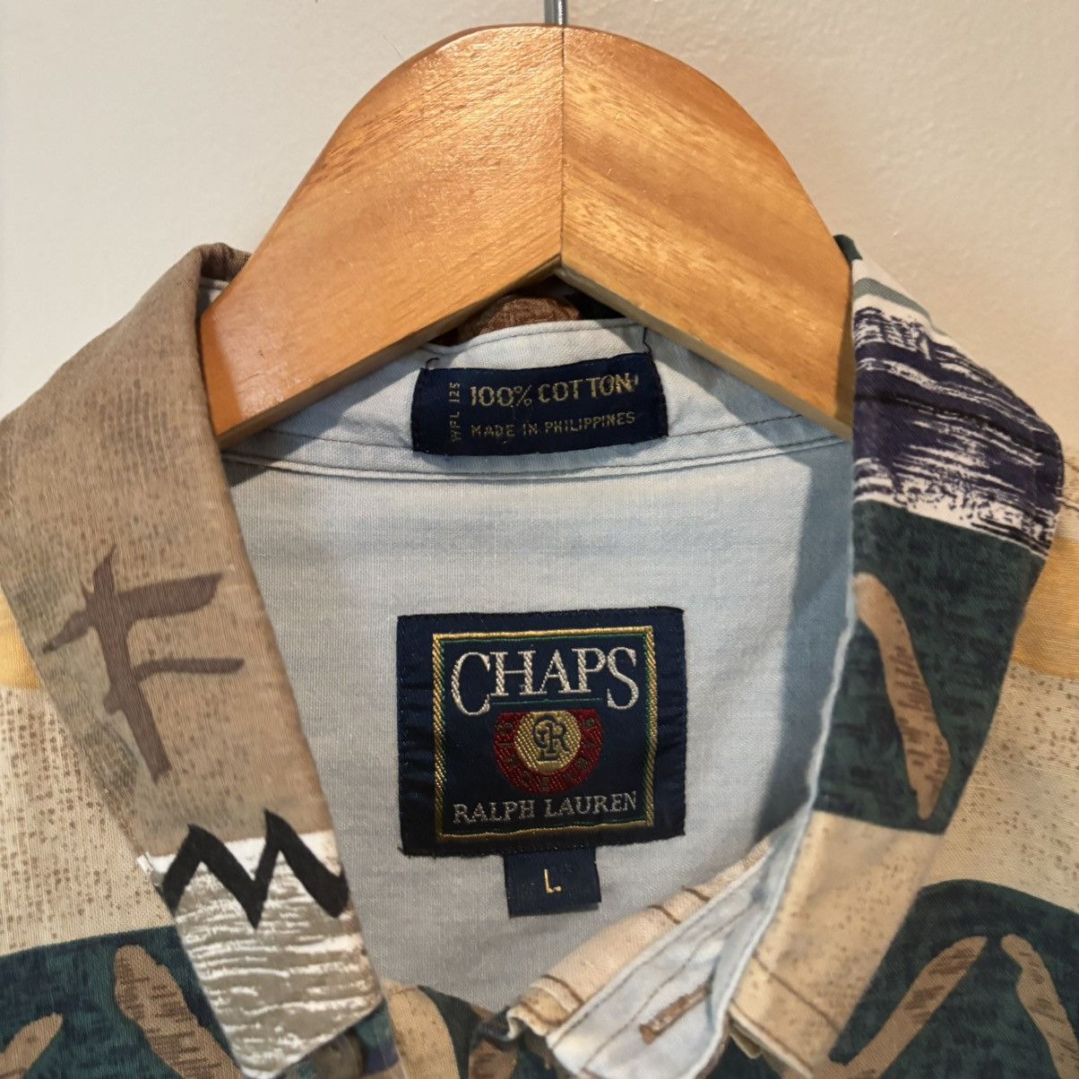 Chaps Ralph Lauren Ralph Lauren Mens Multicolor Aztec Southwestern Tribal Shirt Size US L / EU 52-54 / 3 - 2 Thumbnail