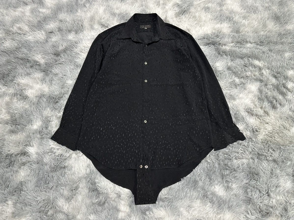 Japanese Brand 🔥Japanese Y2K Sekine Tail Shirt Black Leopard Goth Punk Size US L / EU 52-54 / 3 - 5 Thumbnail