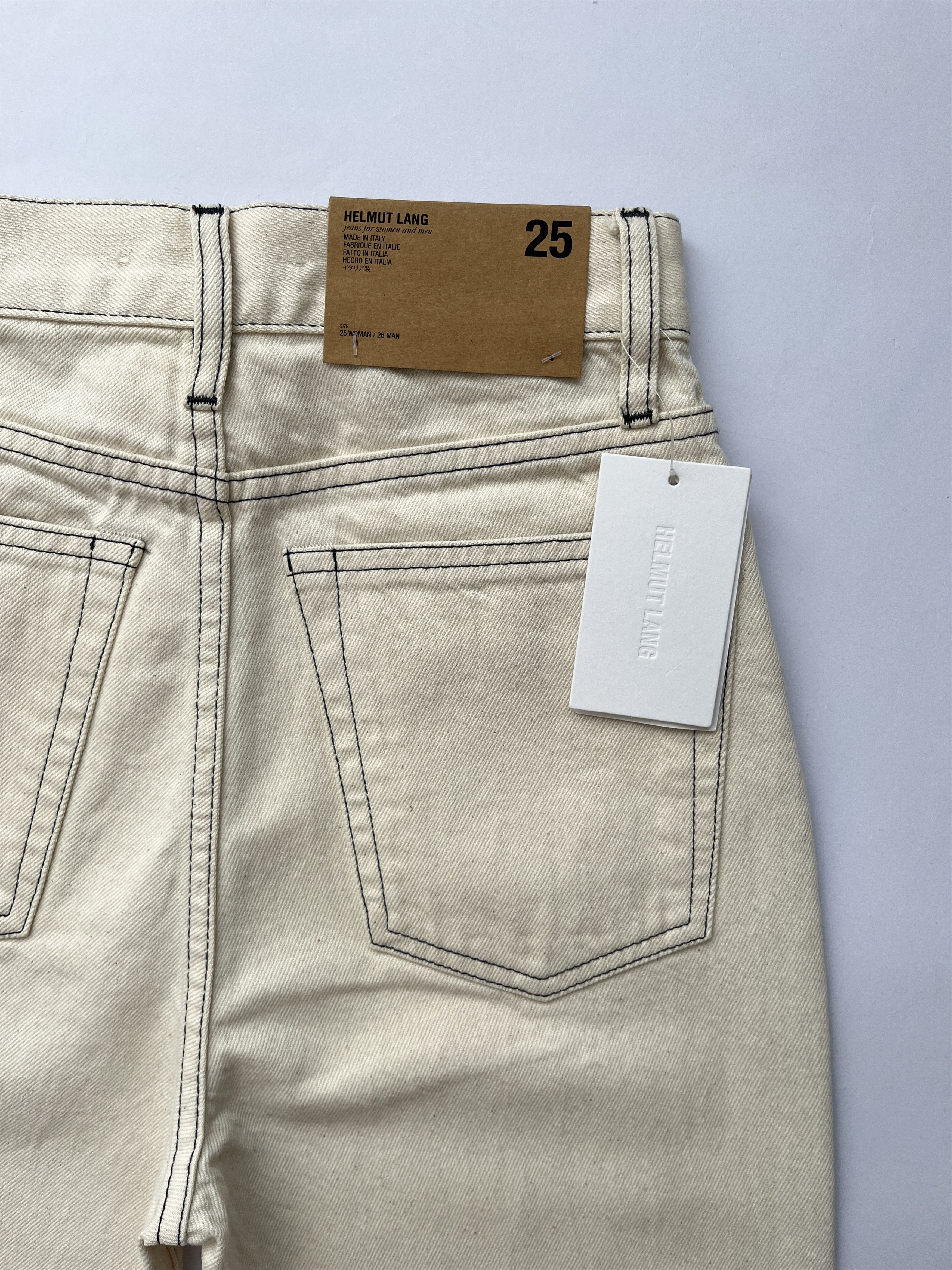 Helmut Lang ⚡️QUICK SALE⚡️Helmut Lang Natural Hi Bootcut High Rise Jeans Size 25" / US 0 / IT 36 - 3 Thumbnail