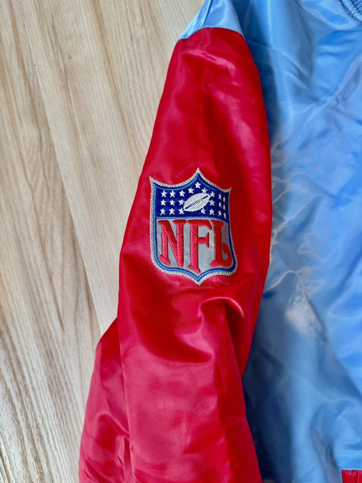 Starter Starter Houston Oilers Satin Varsity Jacket (Large) Size US L / EU 52-54 / 3 - 4 Thumbnail