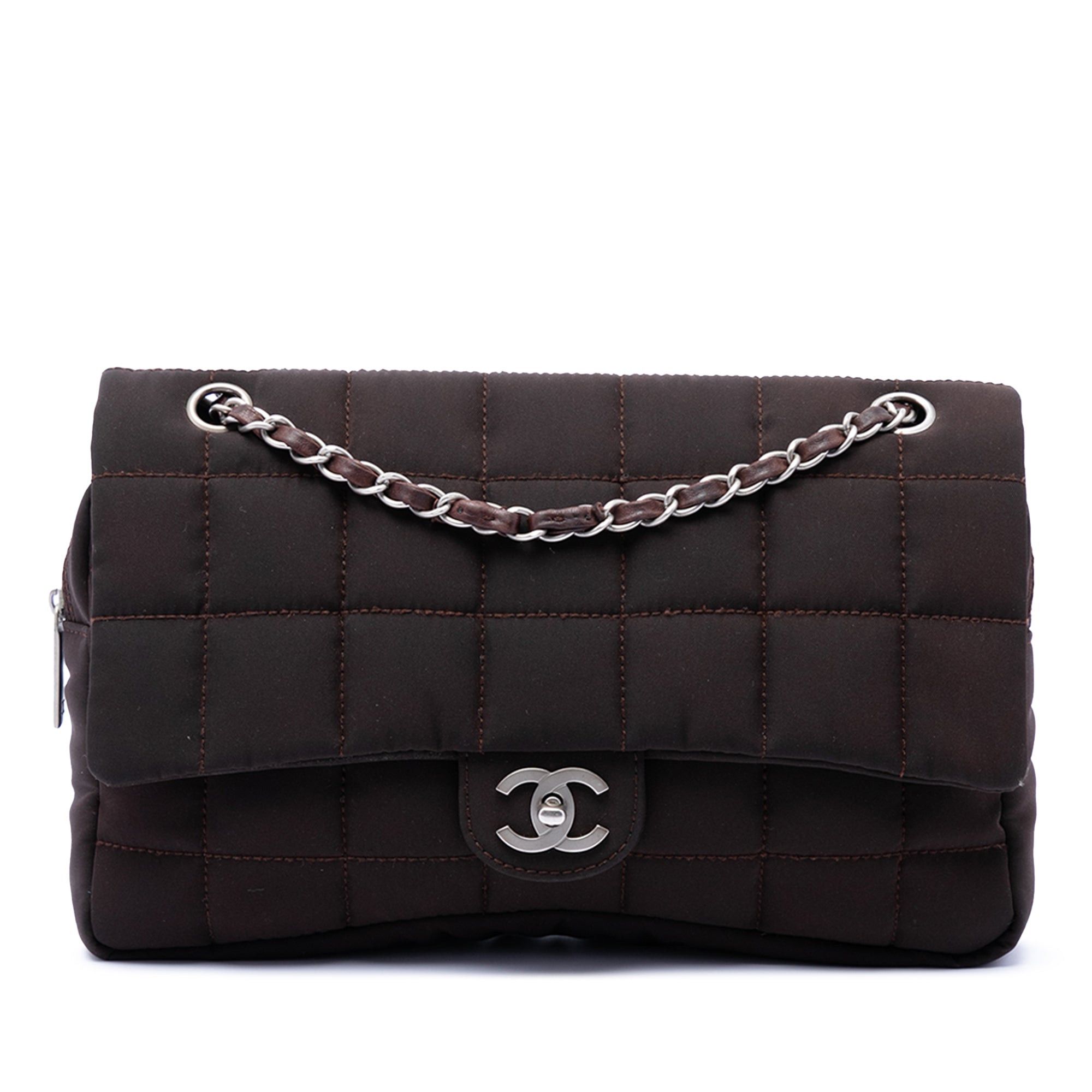 Chanel Medium Nylon Chocolate Bar Camera Flap Size ONE SIZE - 1 Thumbnail