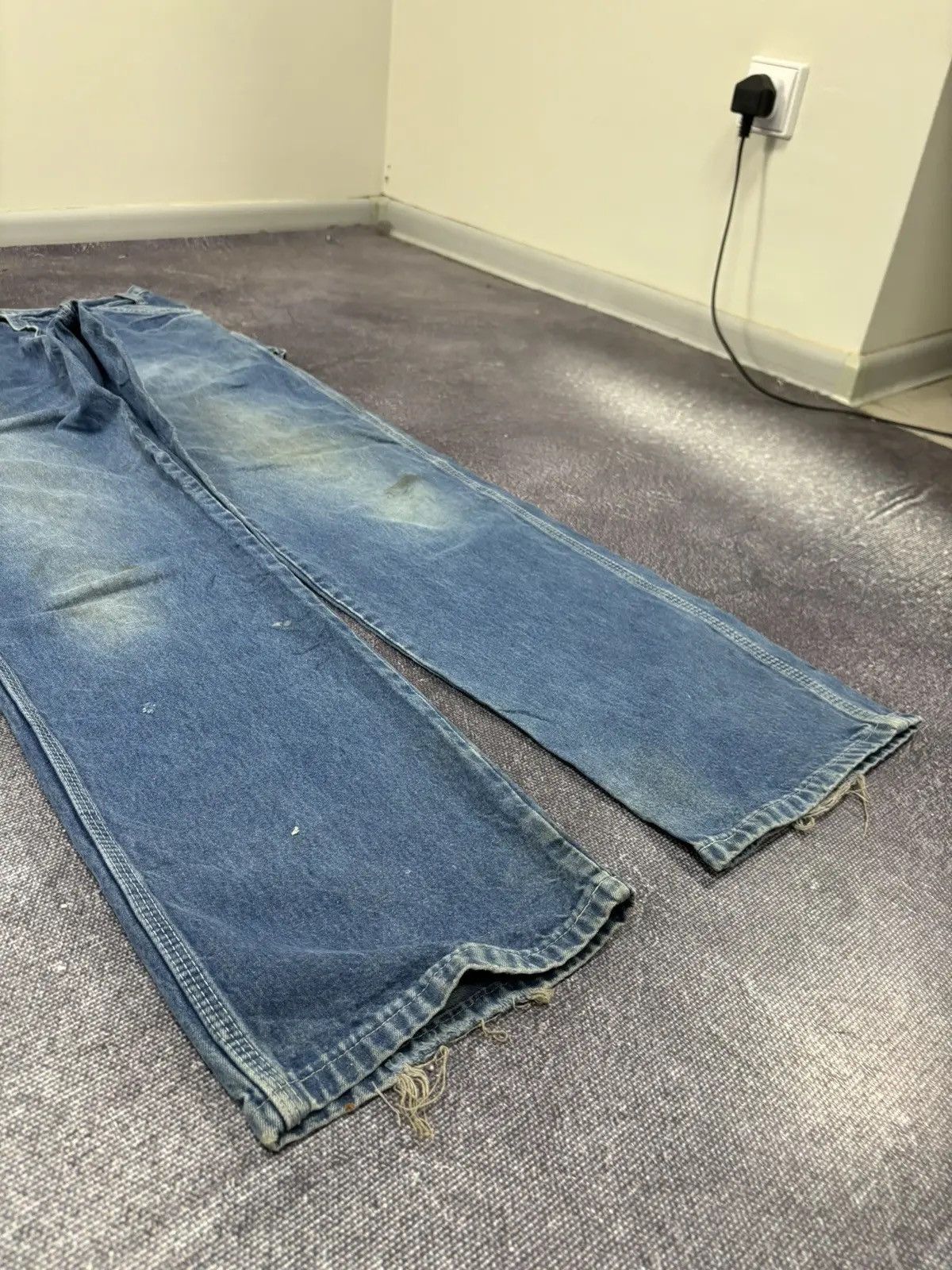Dickies × Vintage Vintage Dickies Y2K Blue Work Denim USA Hype Jeans Size US 34 / EU 50 - 7 Thumbnail