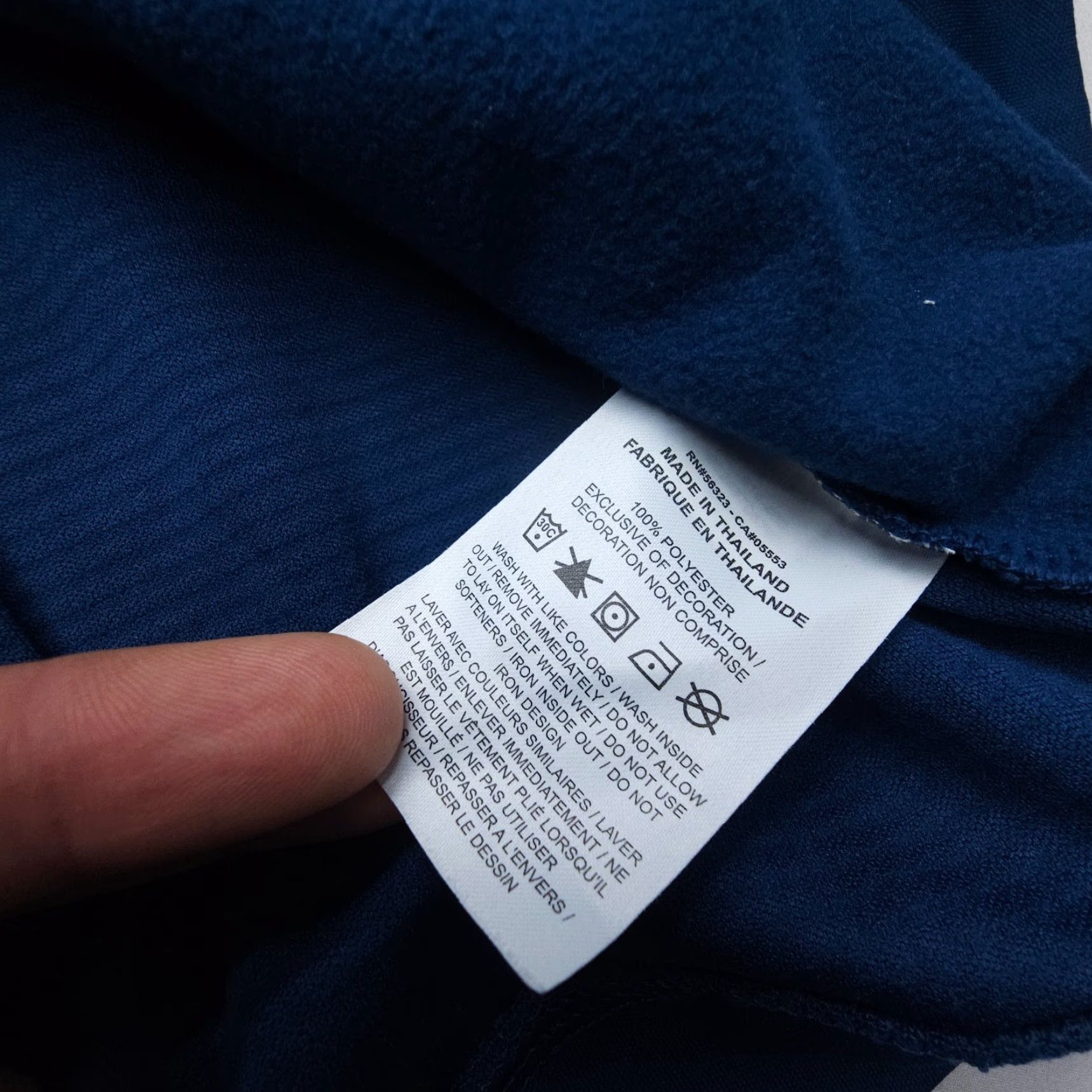 Nike Nike Dri-Fit Icon Clash Midlayer Top Women Size L Blue Fleece Half Zip Mock Neck Size L / US 10 / IT 46 - 7 Thumbnail
