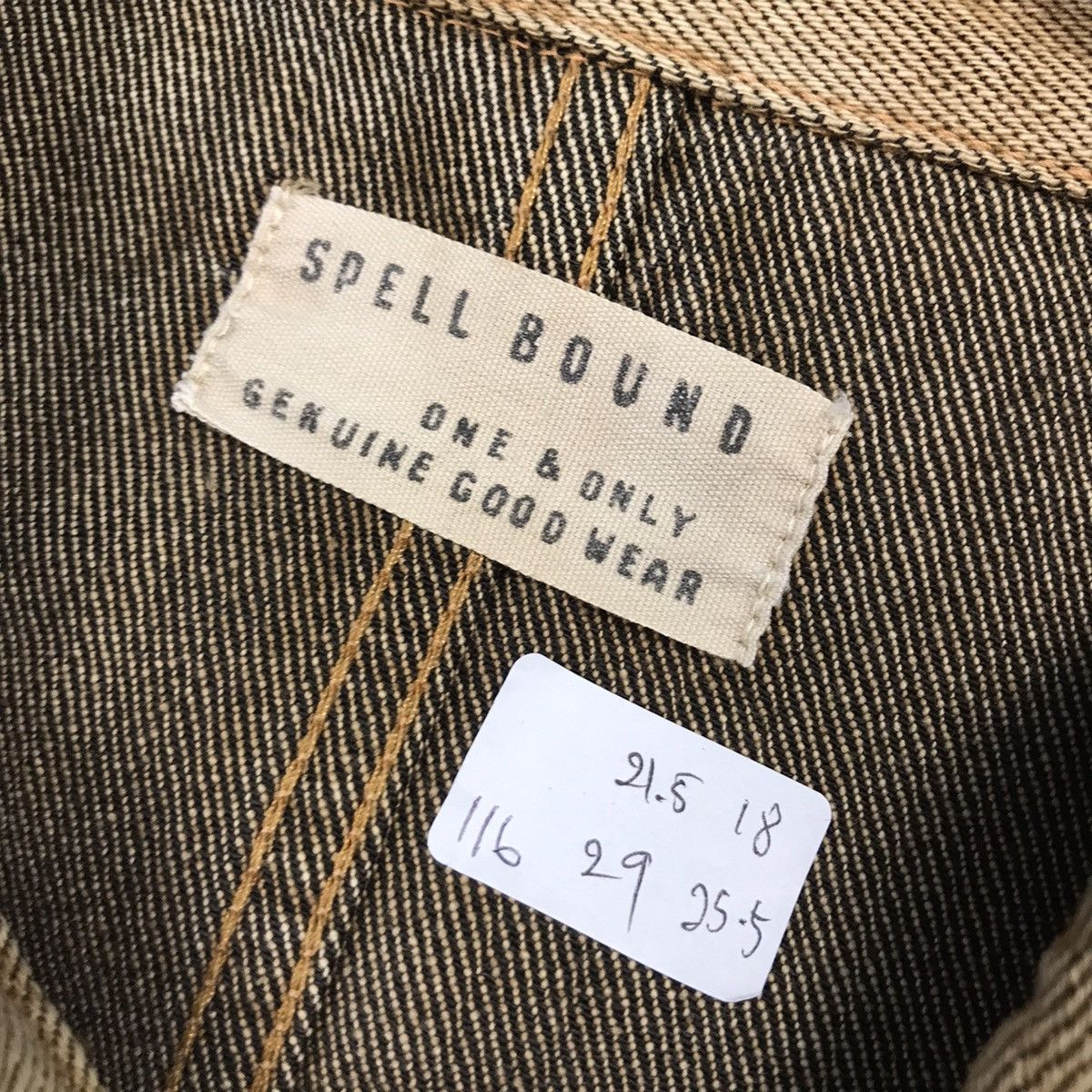 Japanese Brand × Spellbound SPELLBOUND CHORE DISTRESSED BROWN SUN FADED BUTTON JACKET Size US M / EU 48-50 / 2 - 13 Thumbnail