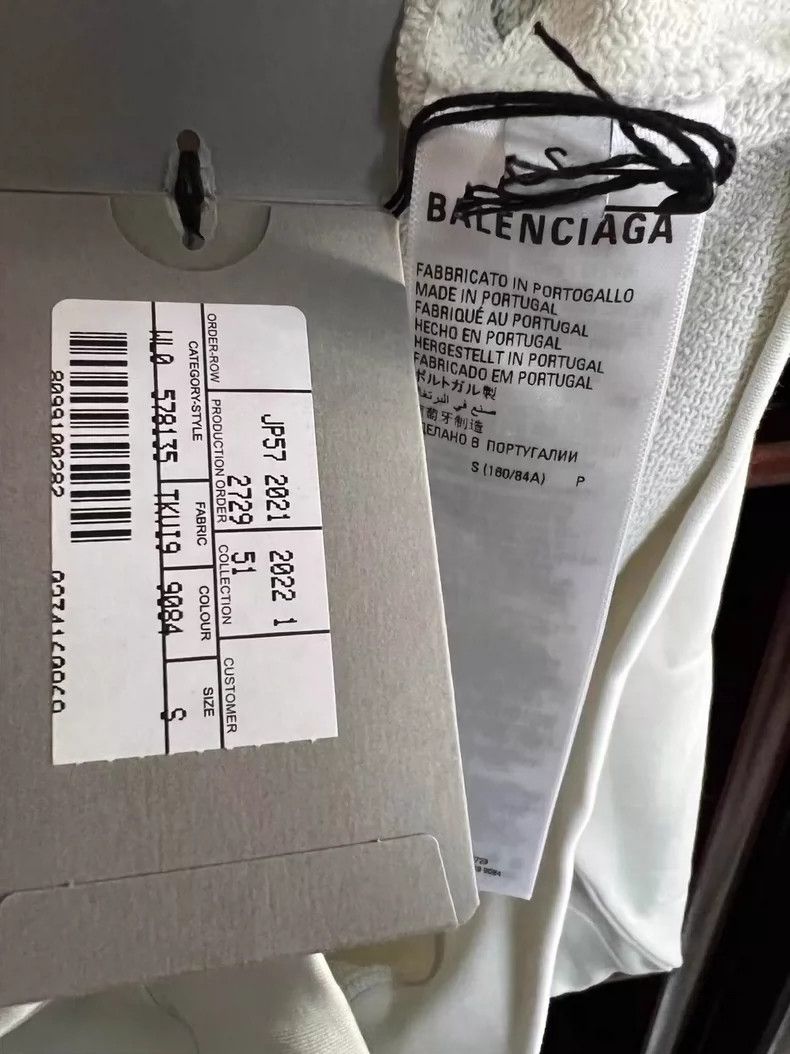 Balenciaga Balenciaga Wave Embroidered Hoodie Size US S / EU 44-46 / 1 - 2 Thumbnail