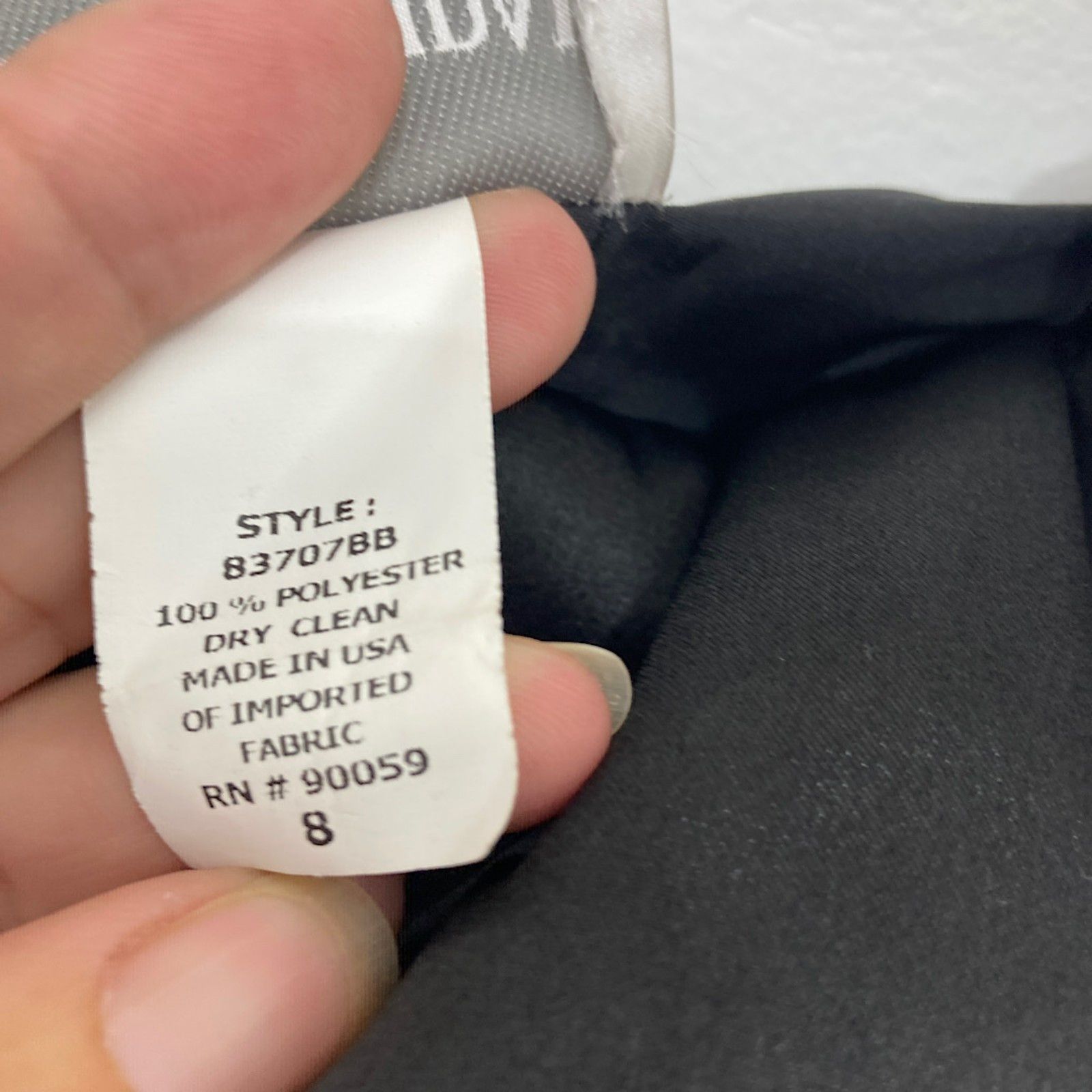 Other David's Bridal Black Satin Strapless Dress - Size 8 Size M / US 6-8 / IT 42-44 - 13 Thumbnail