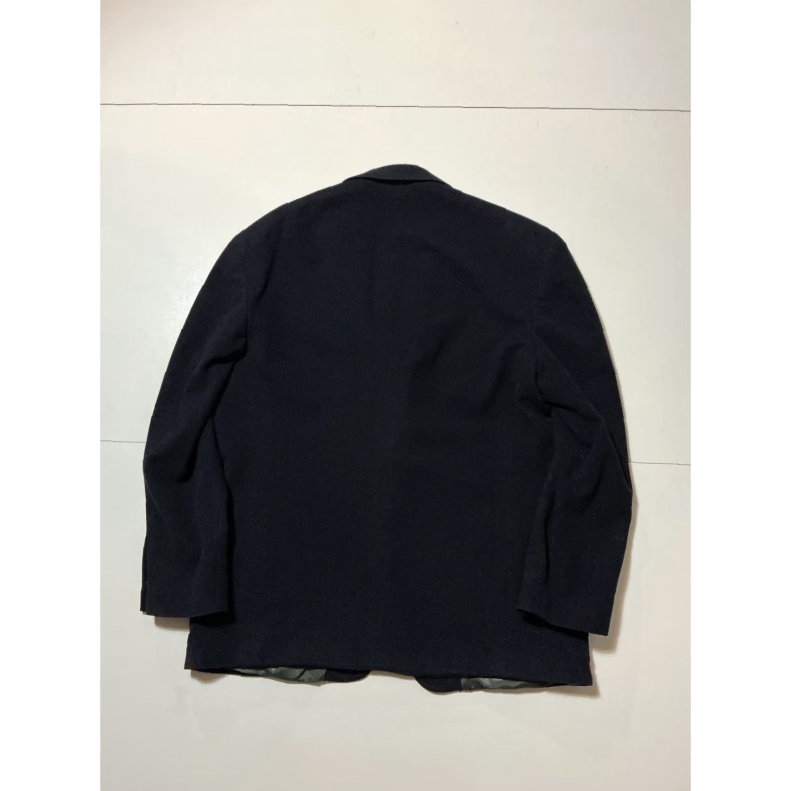 J.Crew VINTAGE J. Crew Blazer Wool Cashmere Blend Navy Three Button Sportscoat Jacket L Mens Size 42R - 2 Thumbnail