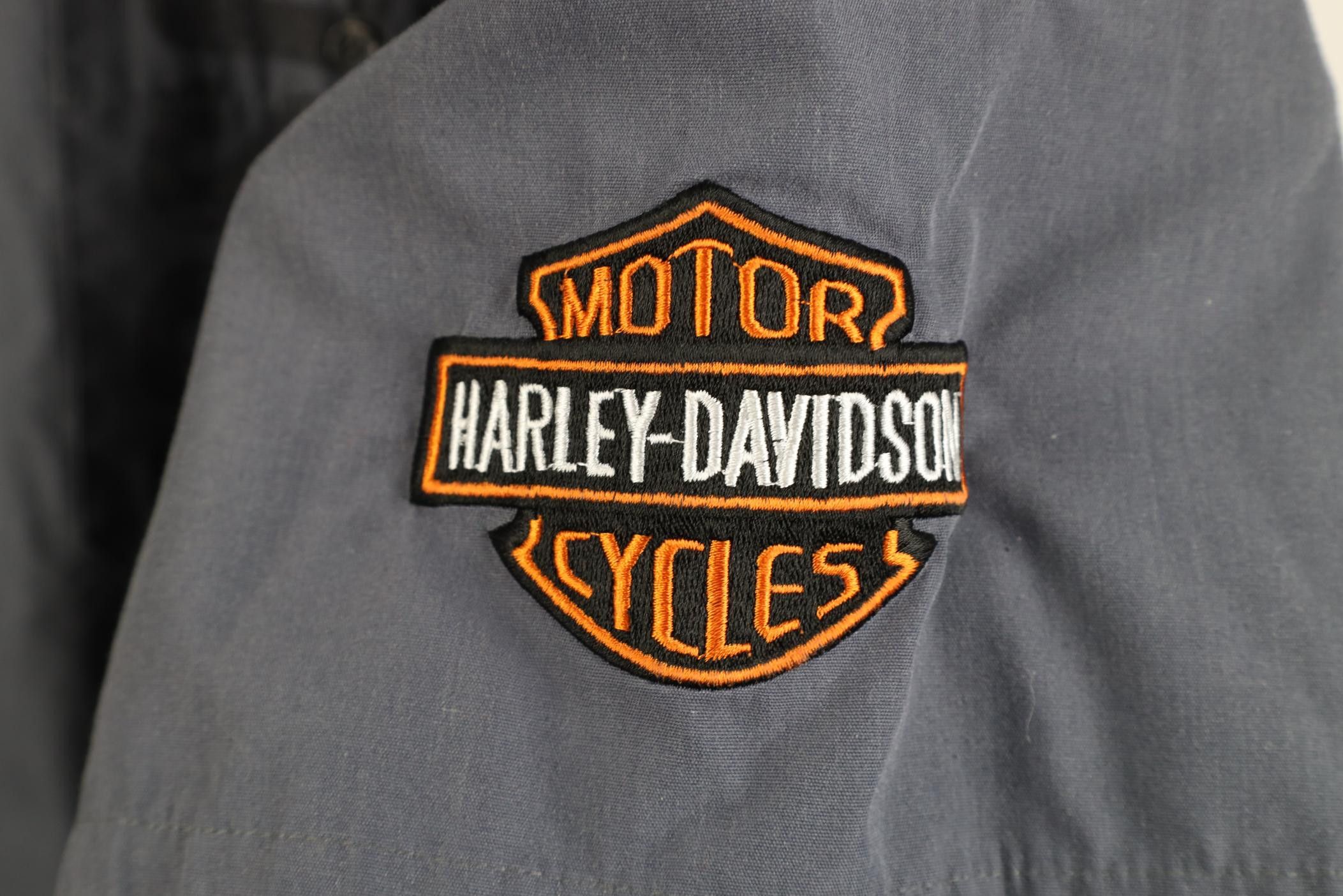 Harley Davidson Vintage Harley Davidson Workwear Mechanic Button Shirt Size US XXL / EU 58 / 5 - 5 Thumbnail