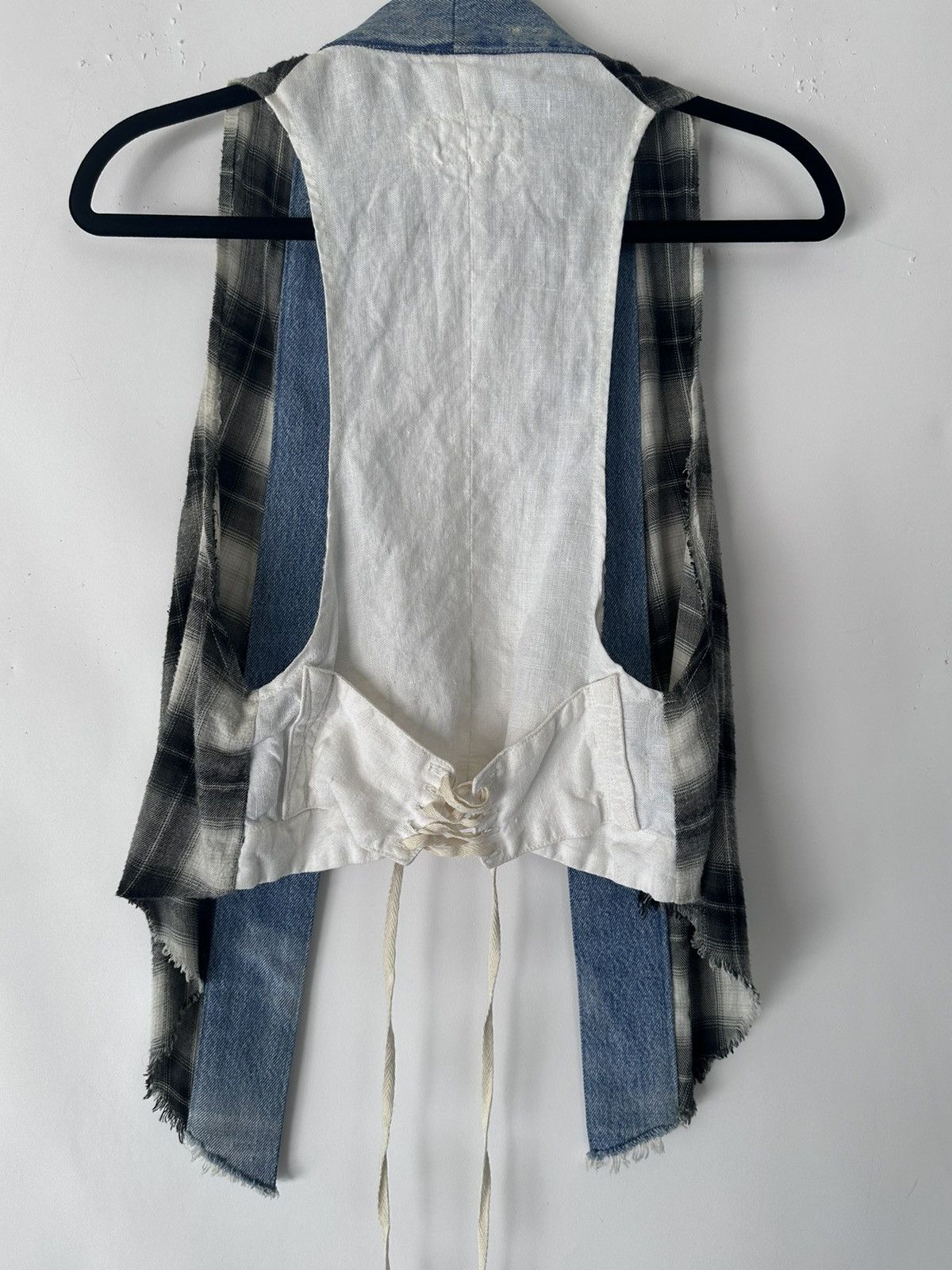 Greg Lauren Greg Lauren Vintage Denim Vest Size S / US 4 / IT 40 - 2 Thumbnail