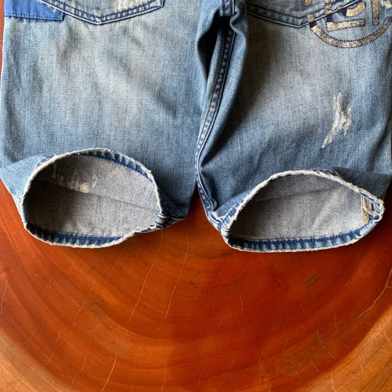 CLOT × Levi's Levis x Clot x Kazuki Kuraishi 501 Blue Denim Short Pants Size US 30 / EU 46 - 14 Thumbnail