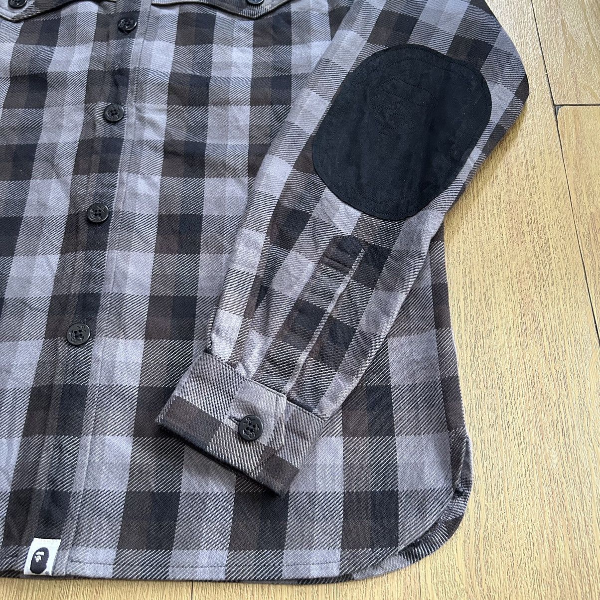 Bape Bape Aoyama Exclusive Ape Head Elbow Patch Button Up Shirt Size US L / EU 52-54 / 3 - 5 Thumbnail