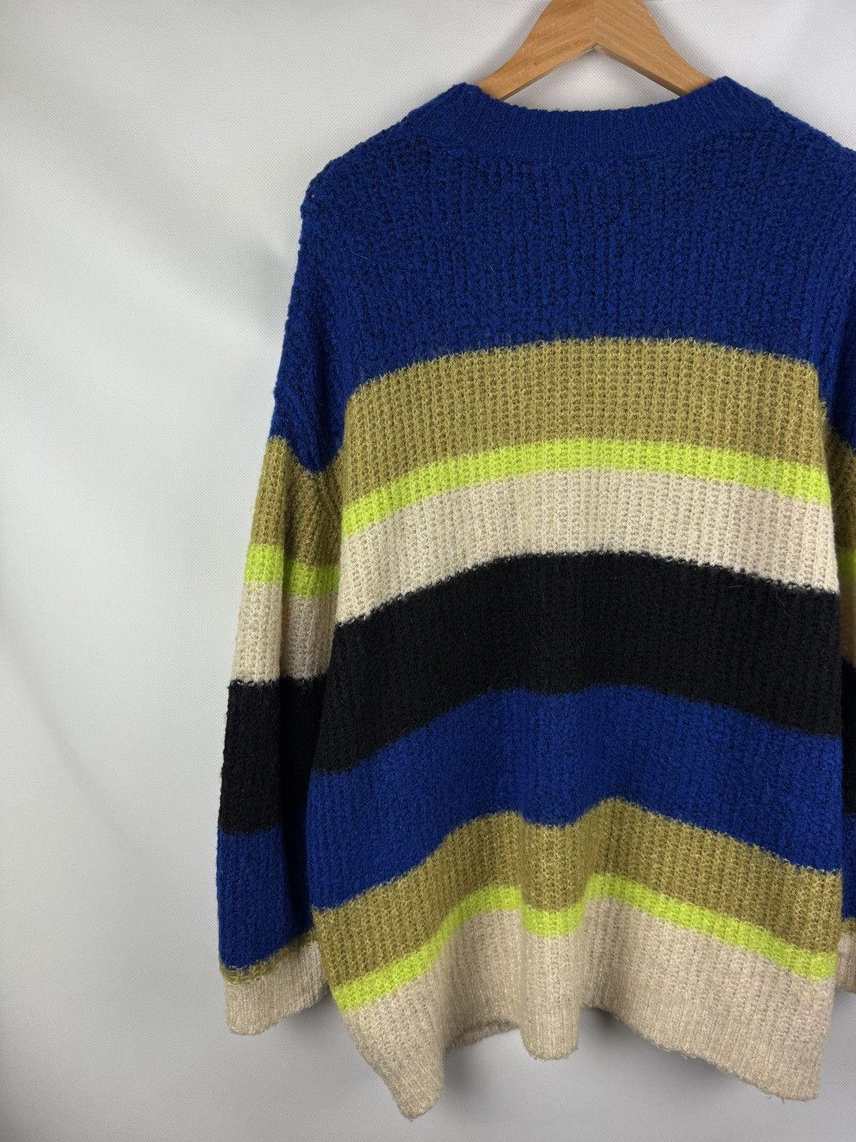 Kangol Kangol H&M Ladies Striped Oversized Sweater Pullover Size S Size S / US 4 / IT 40 - 18 Thumbnail