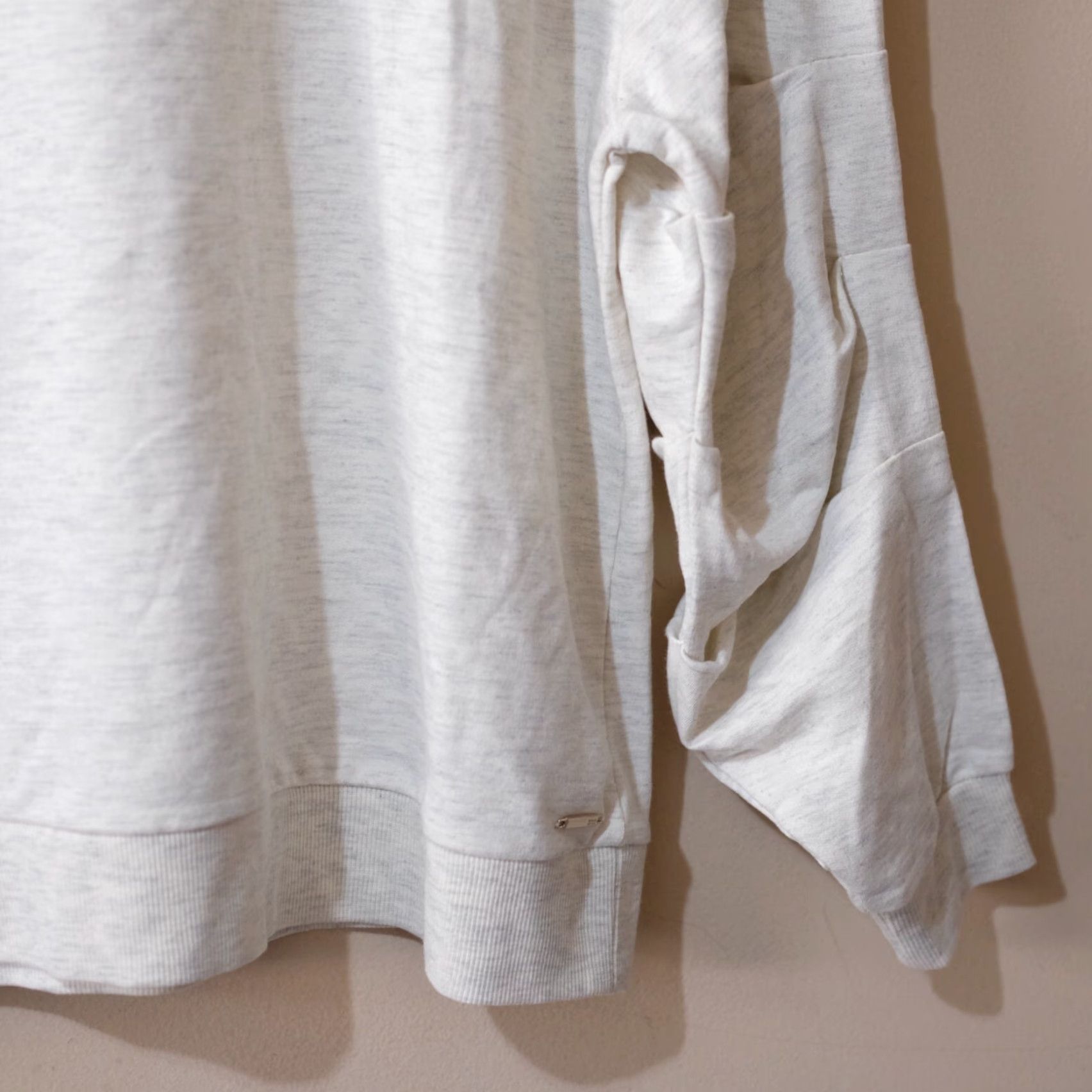 Vintage NWOT Black Rivet Pullover Sweatshirt Beige Crew Neck Women's L Sweatshirt Size L / US 10 / IT 46 - 4 Thumbnail