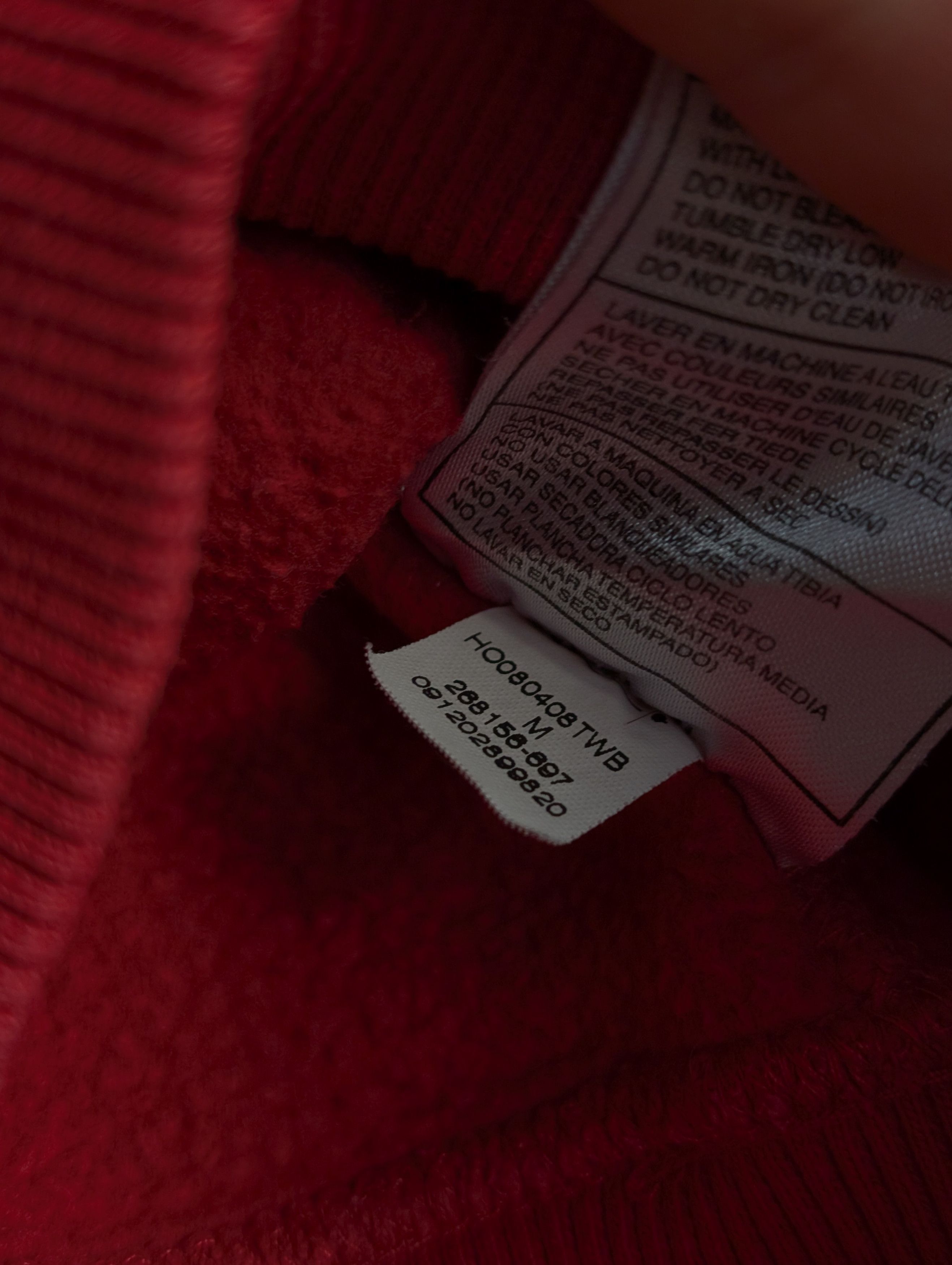 Nike Nike Sportswear Basic Red Hoodie Sweatshirt Size M / US 6-8 / IT 42-44 - 5 Thumbnail
