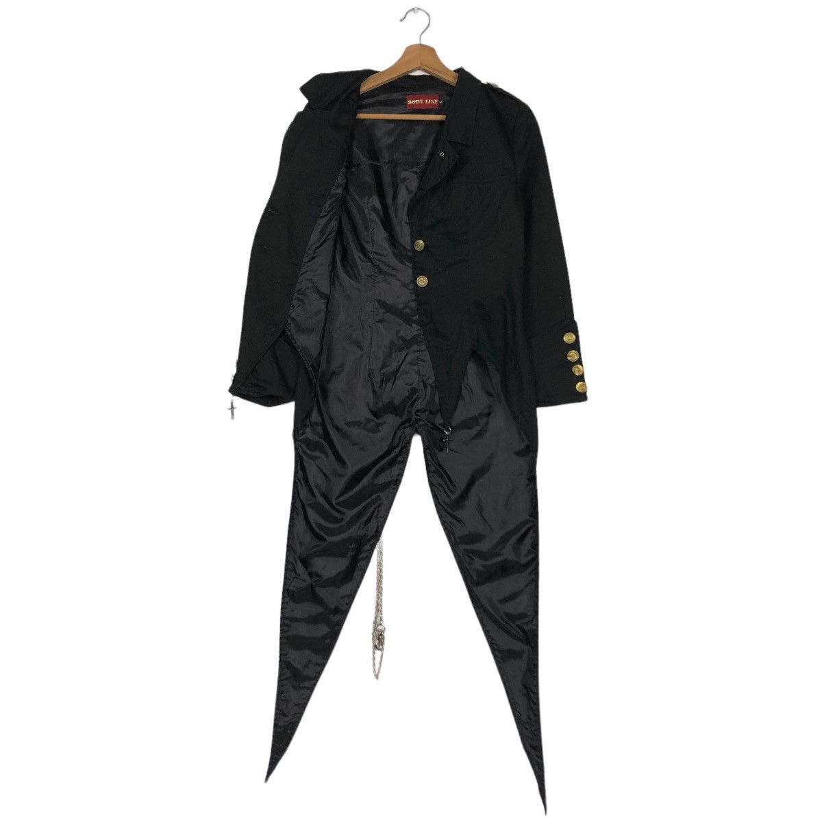 Japanese Brand 🔥VINTAGE RARE BIKER JACKET PUNK DESIGN BODY LINE JAPAN Size US S / EU 44-46 / 1 - 15 Thumbnail