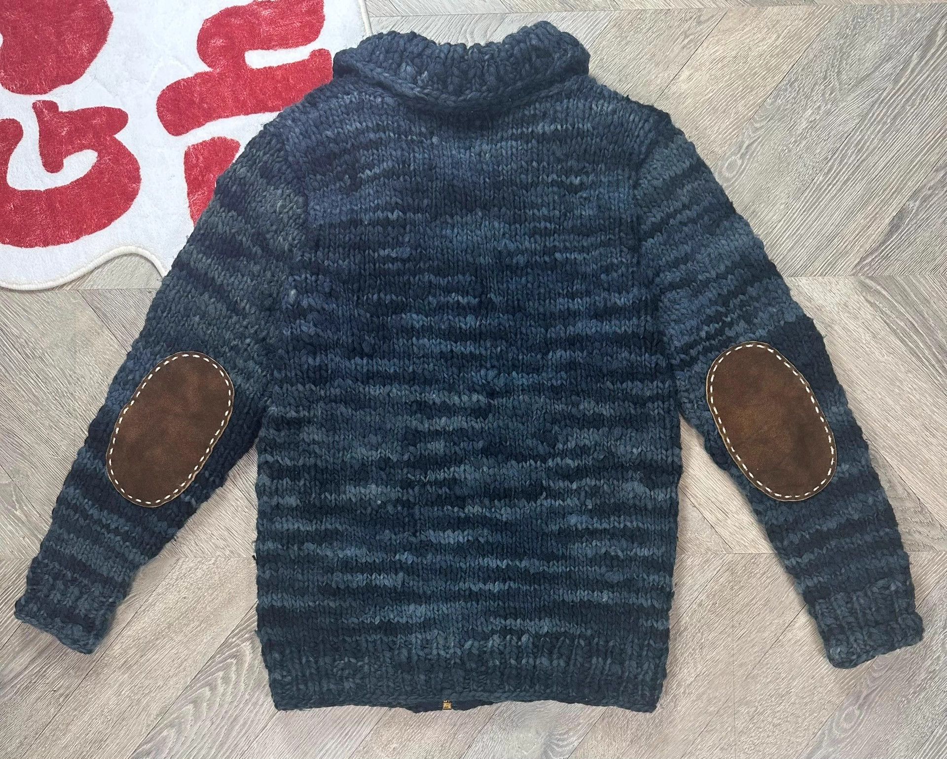 Visvim VISVIM 12AW COWICHAN F.Z. Indigo Wool Zip Sweater Size US S / EU 44-46 / 1 - 3 Thumbnail