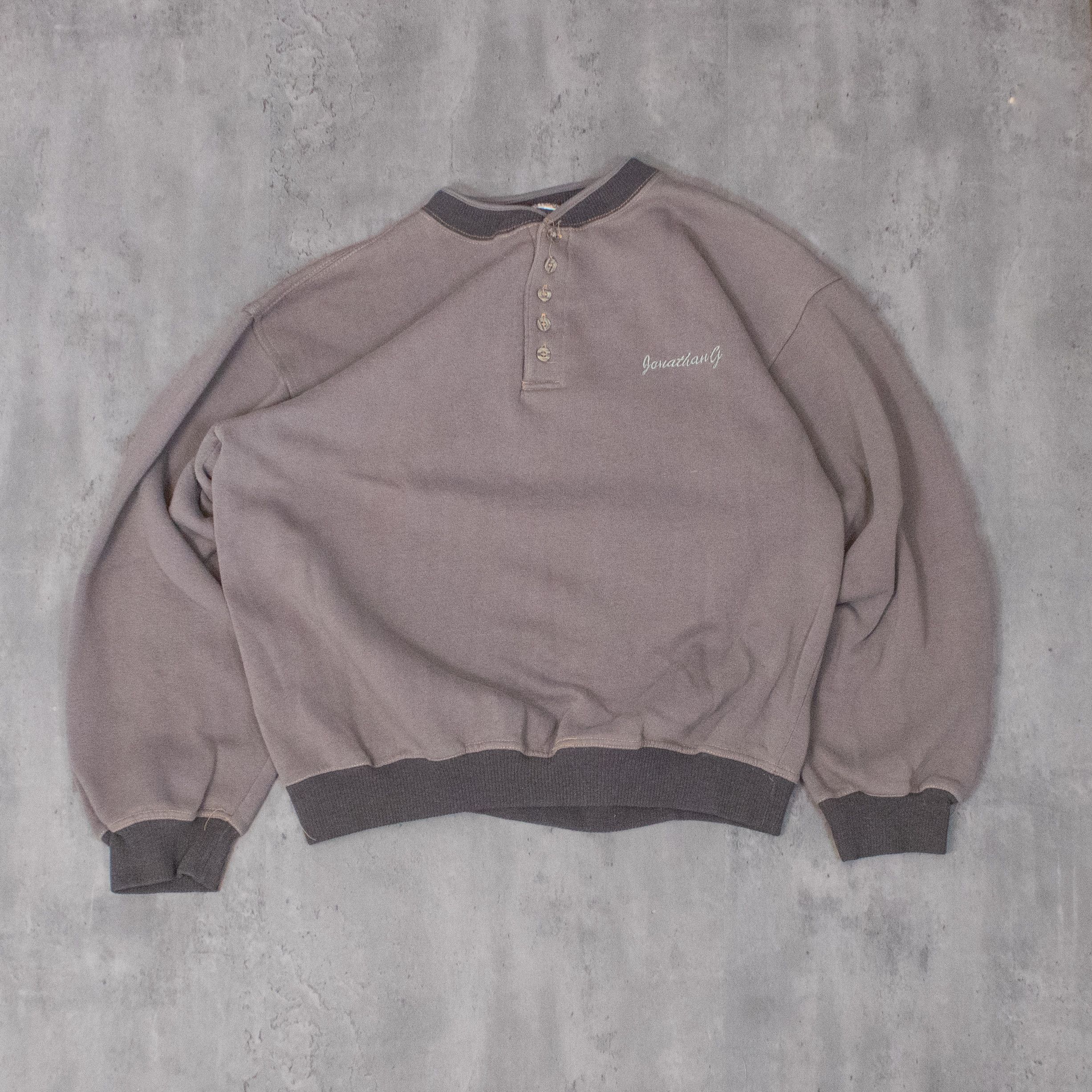 Vintage 1990s Johnson Homme Cropped and Boxy Crewneck Sweater Size US M / EU 48-50 / 2 - 4 Thumbnail