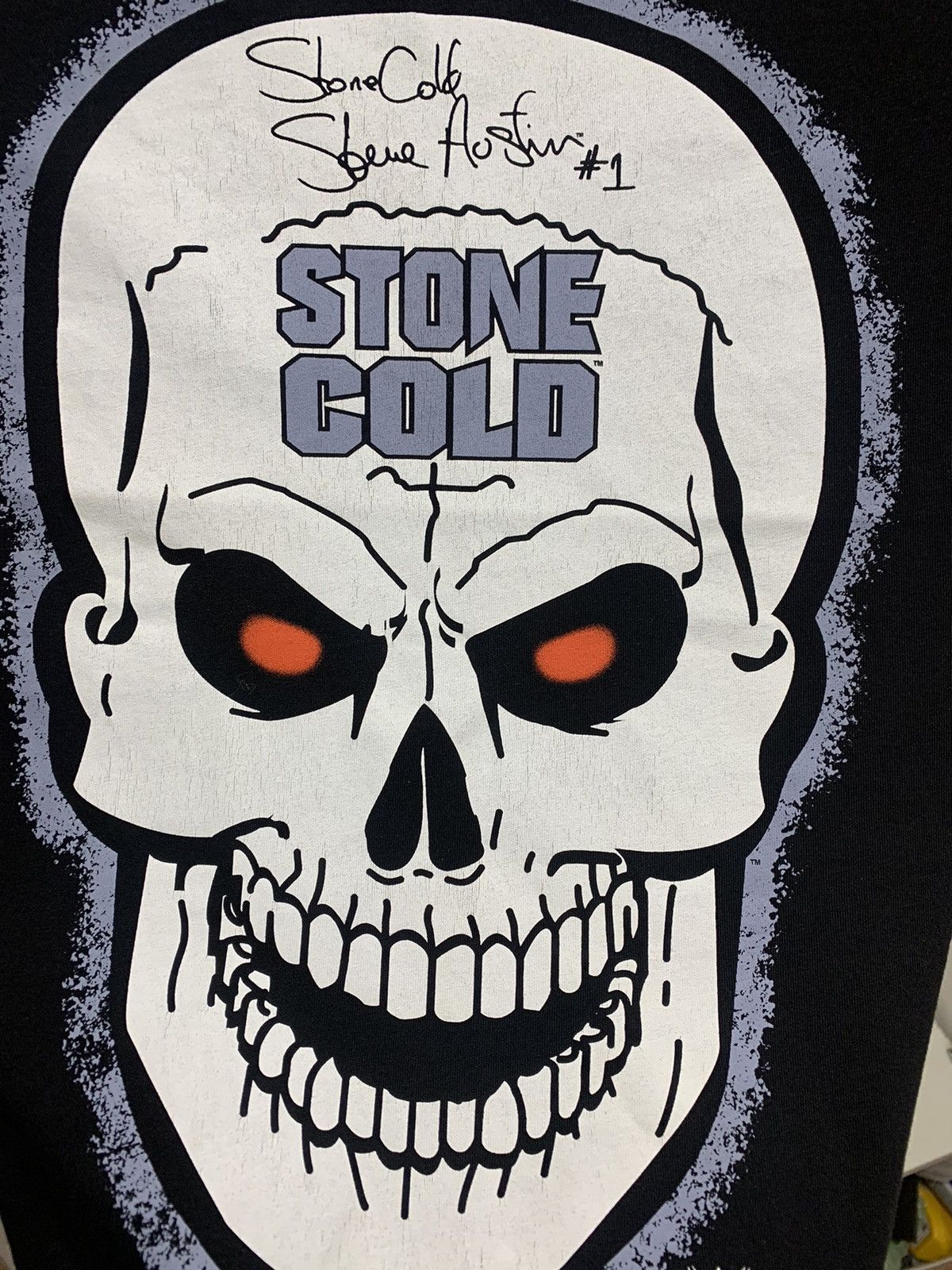 Vintage Stone cold vintage big logo austin 3;16 black t-shirt L sz Size US L / EU 52-54 / 3 - 5 Thumbnail