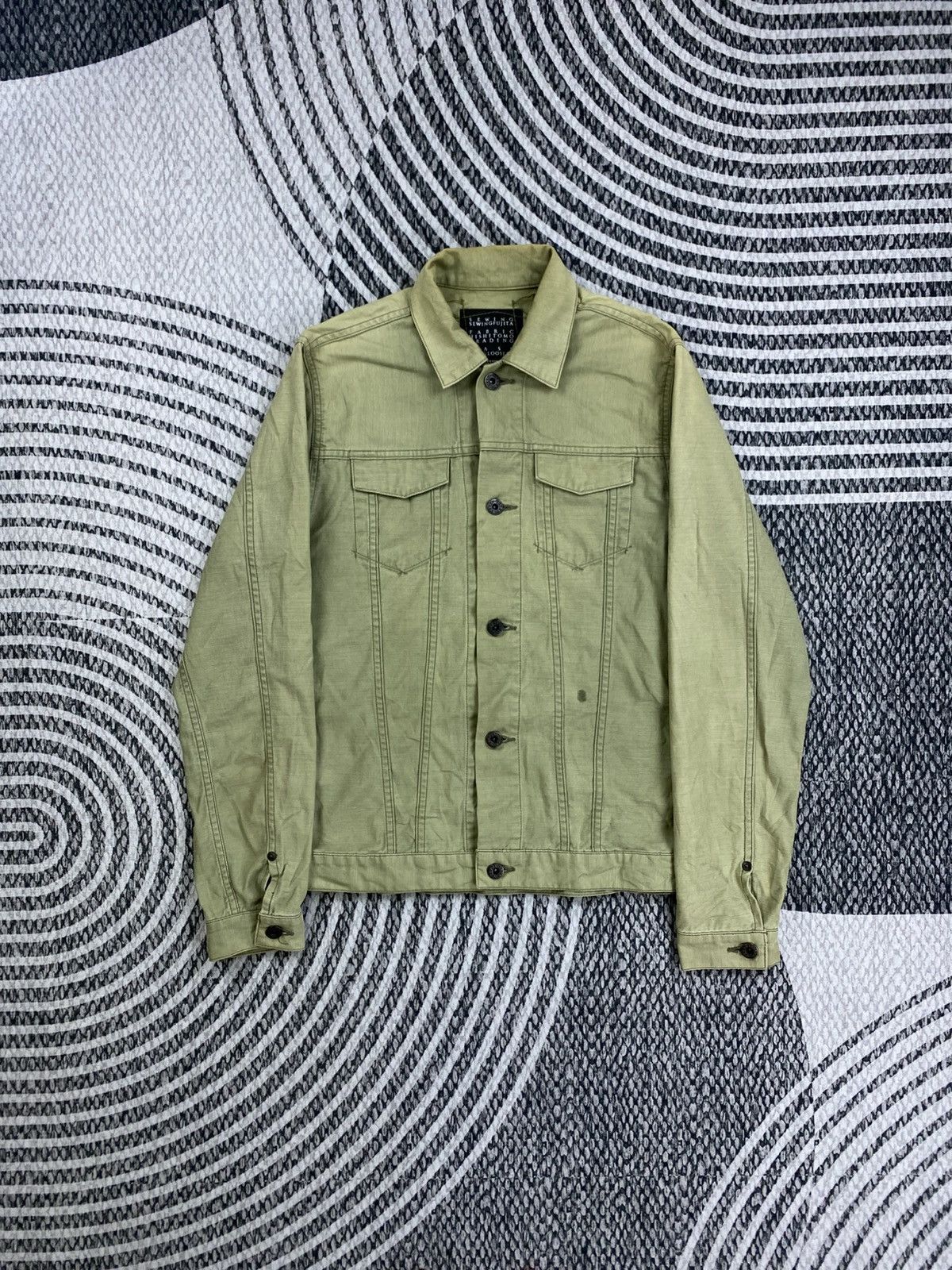 KURO Vintage Kuro Denim Hishitomo Kapital Trucker Jacket Size US S / EU 44-46 / 1 - 1 Thumbnail